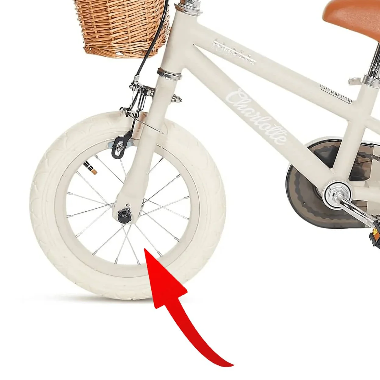 12 Inch Classic Pedal Bike FRONT WHEEL without Reflector - Spare Part