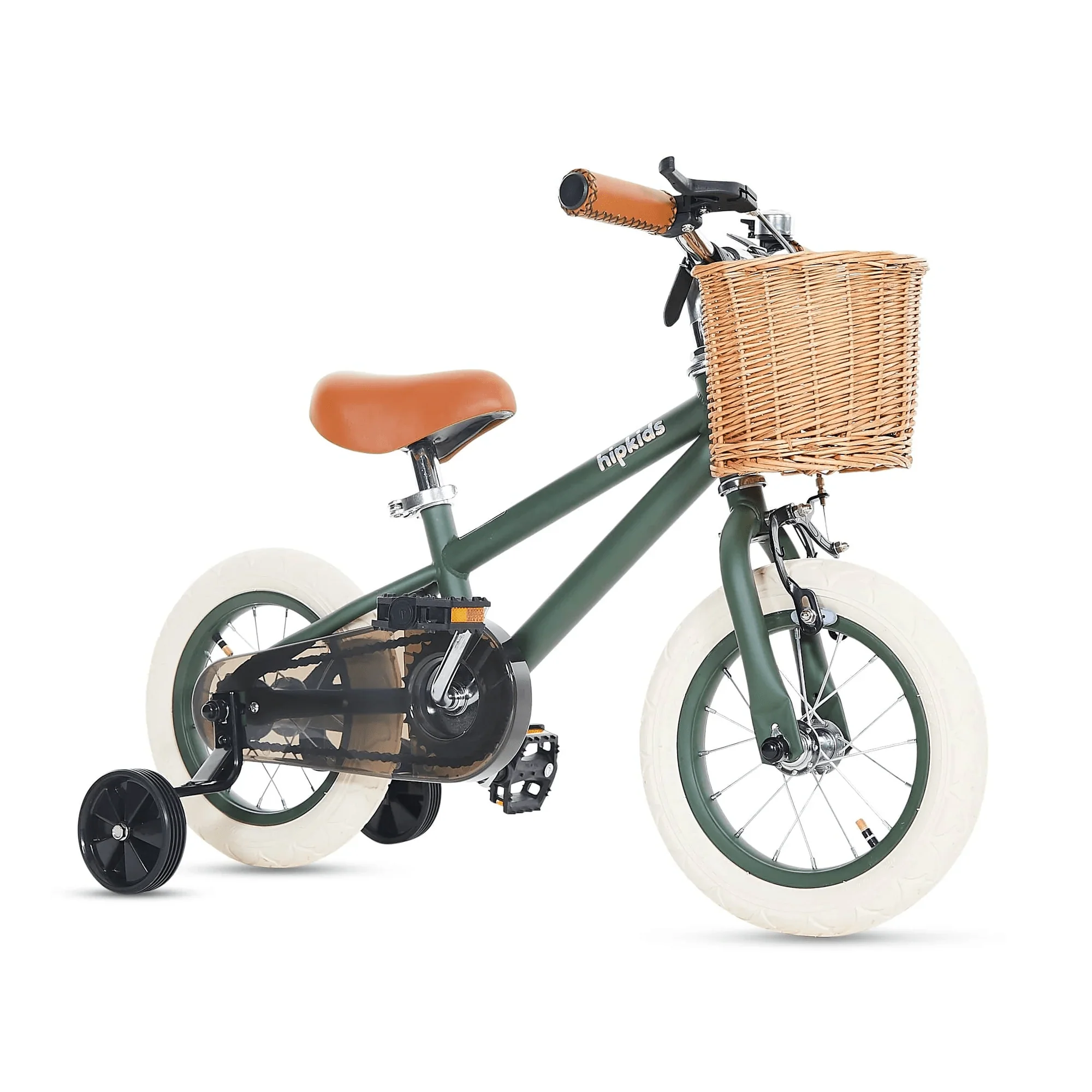 12 Inch Classic Pedal Bike with Wicker Basket - Image 21