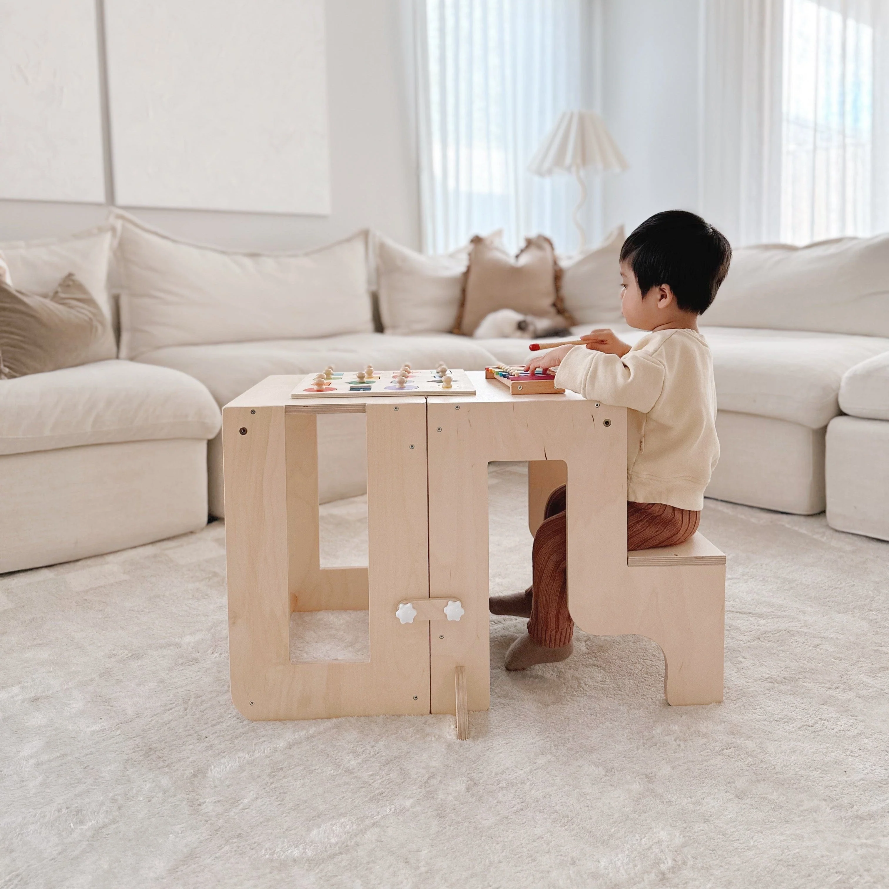 3 in 1 Convertible Learning Tower|Table - Image 2