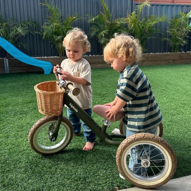 2 in 1 Steel Trike/Balance Bike (incl. wicker basket) - Image 18