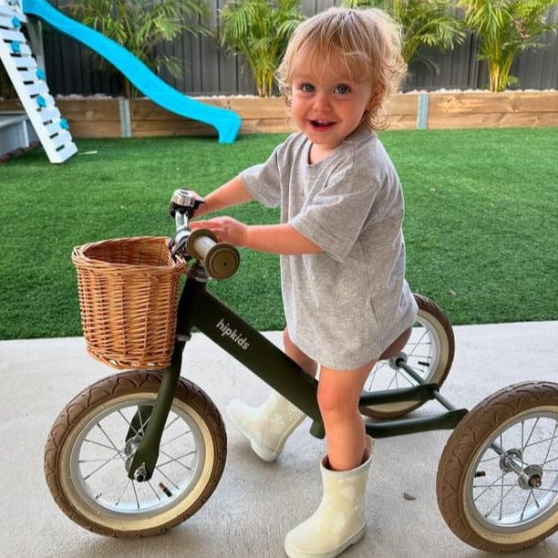 2 in 1 Steel Trike/Balance Bike (incl. wicker basket) - Image 26