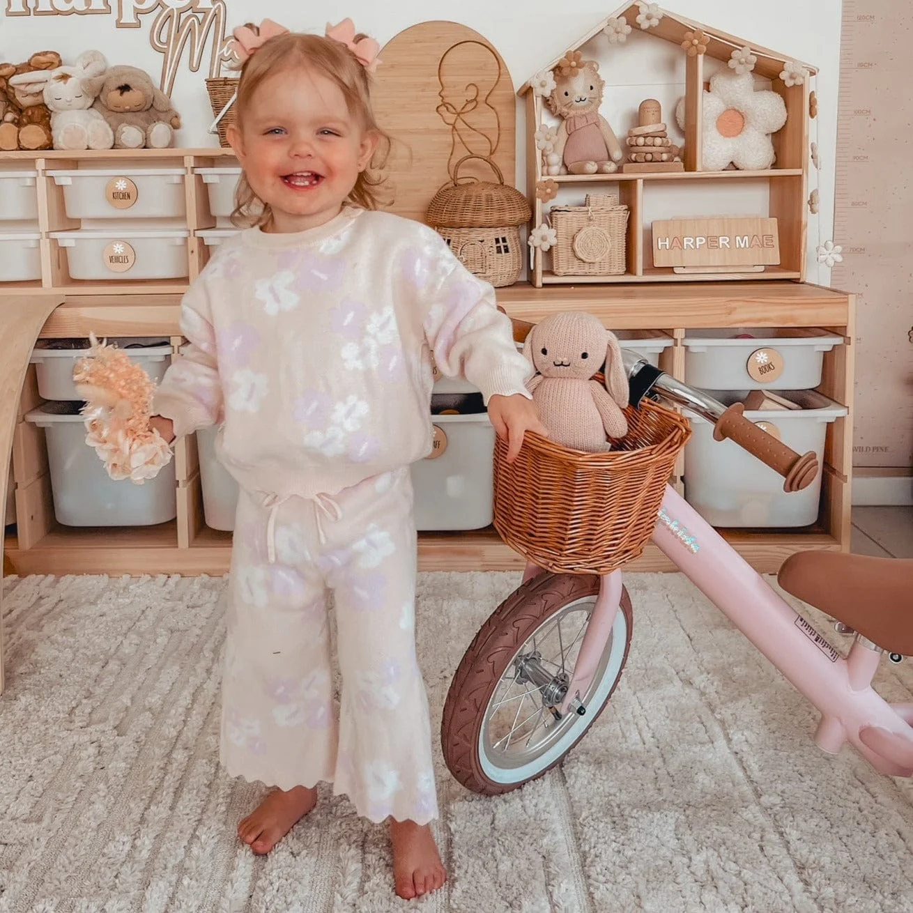 2 in 1 Steel Trike/Balance Bike (incl. wicker basket) - Image 27
