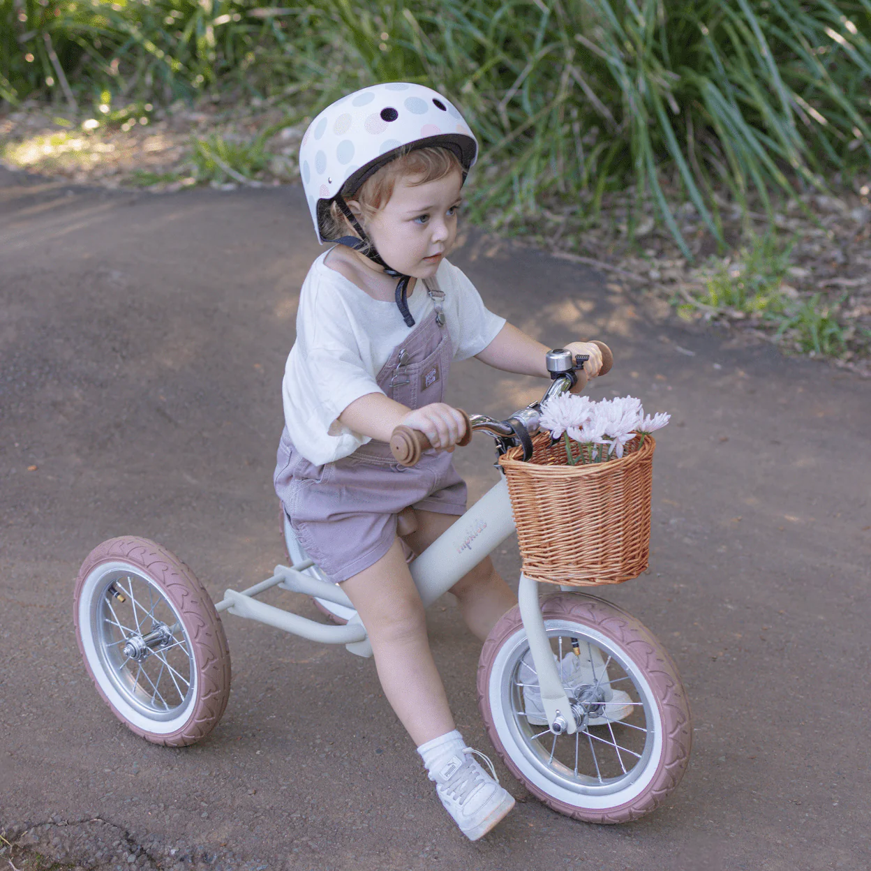 2 in 1 Steel Trike/Balance Bike (incl. wicker basket) - Image 46