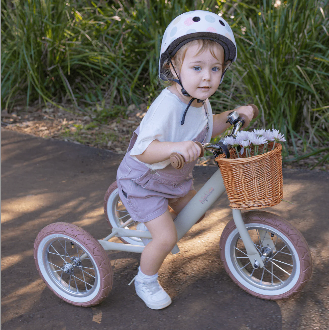 2 in 1 Steel Trike/Balance Bike (incl. wicker basket) - Image 6