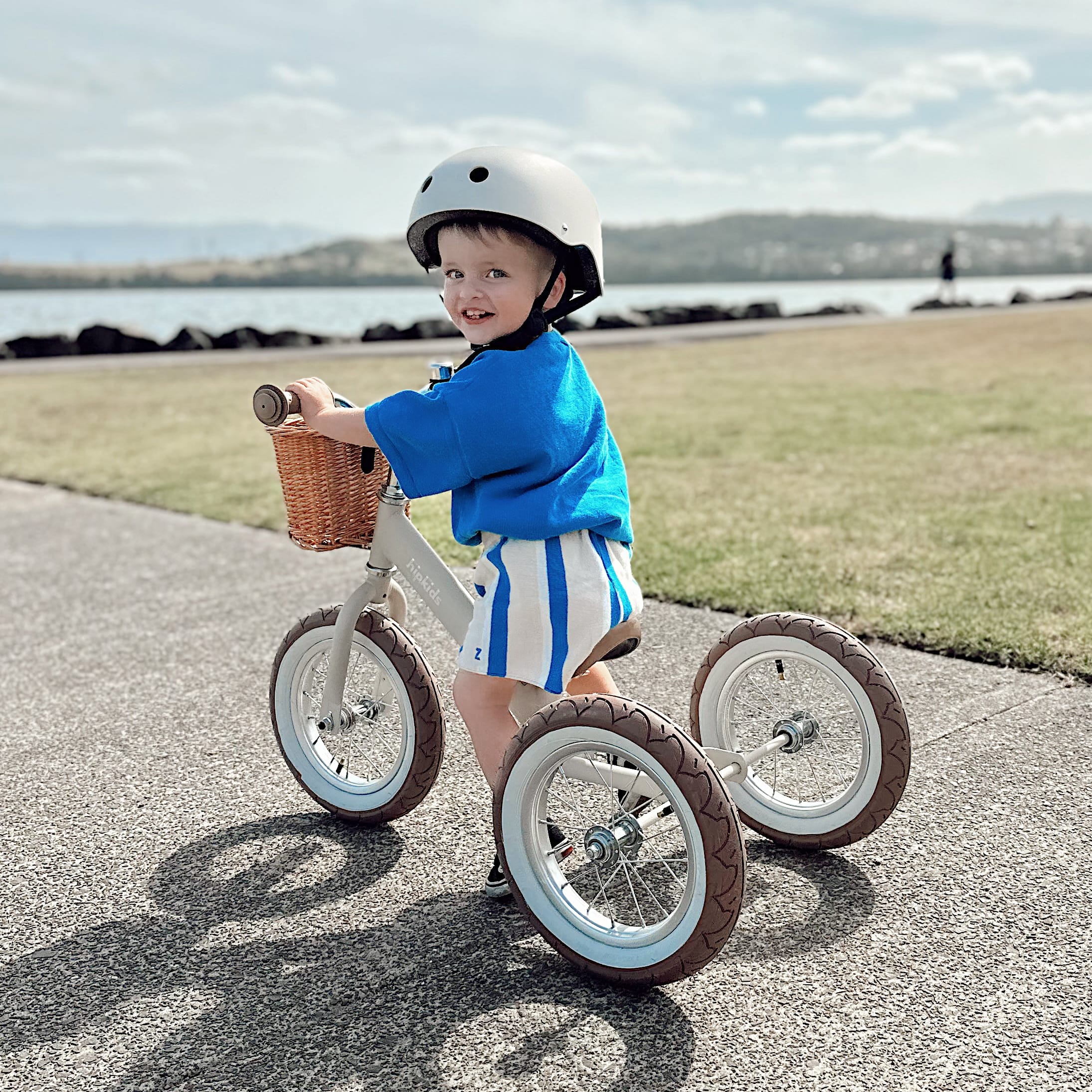 2 in 1 Steel Trike/Balance Bike (incl. wicker basket) - Image 7