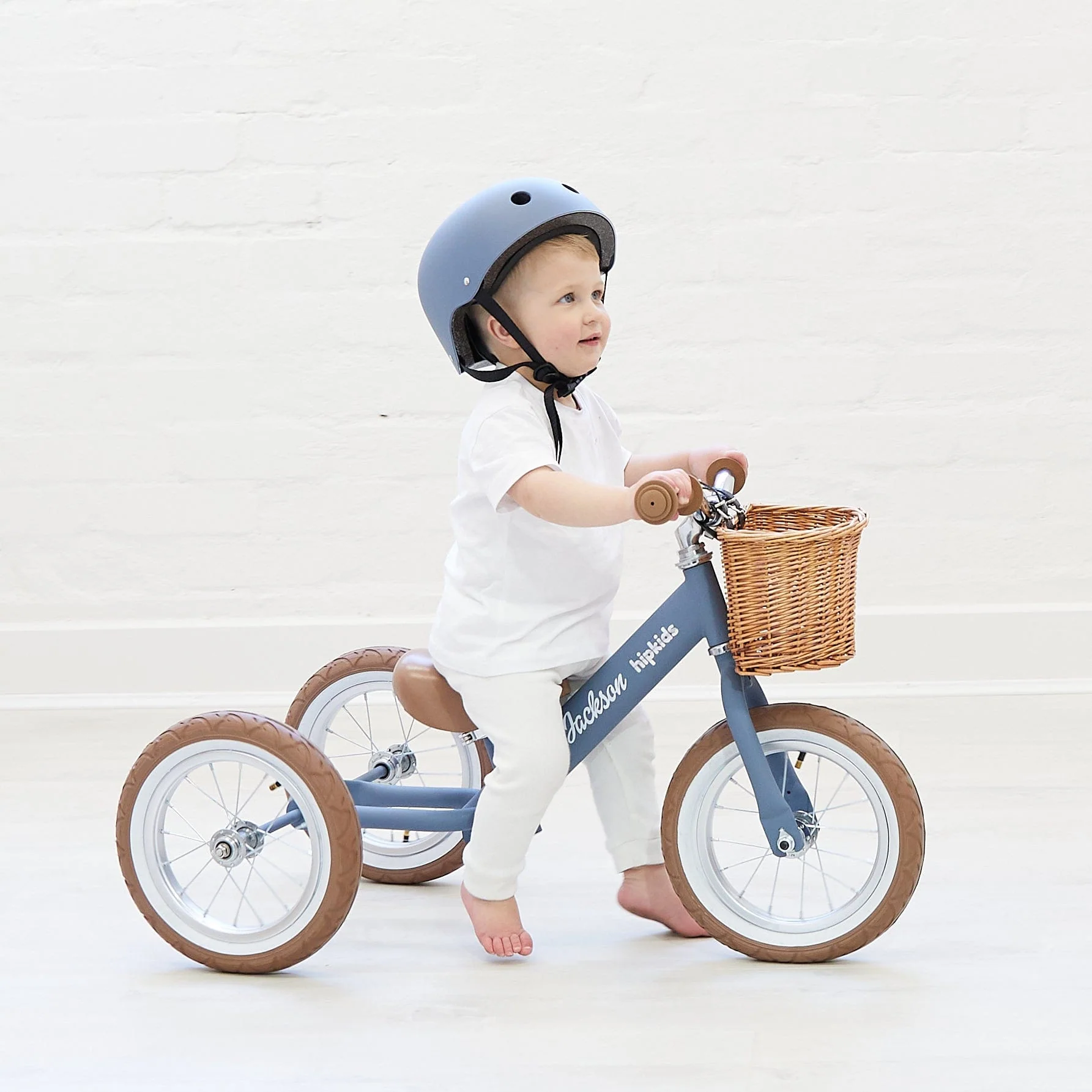 2 in 1 Steel Trike/Balance Bike (incl. wicker basket) - Image 9