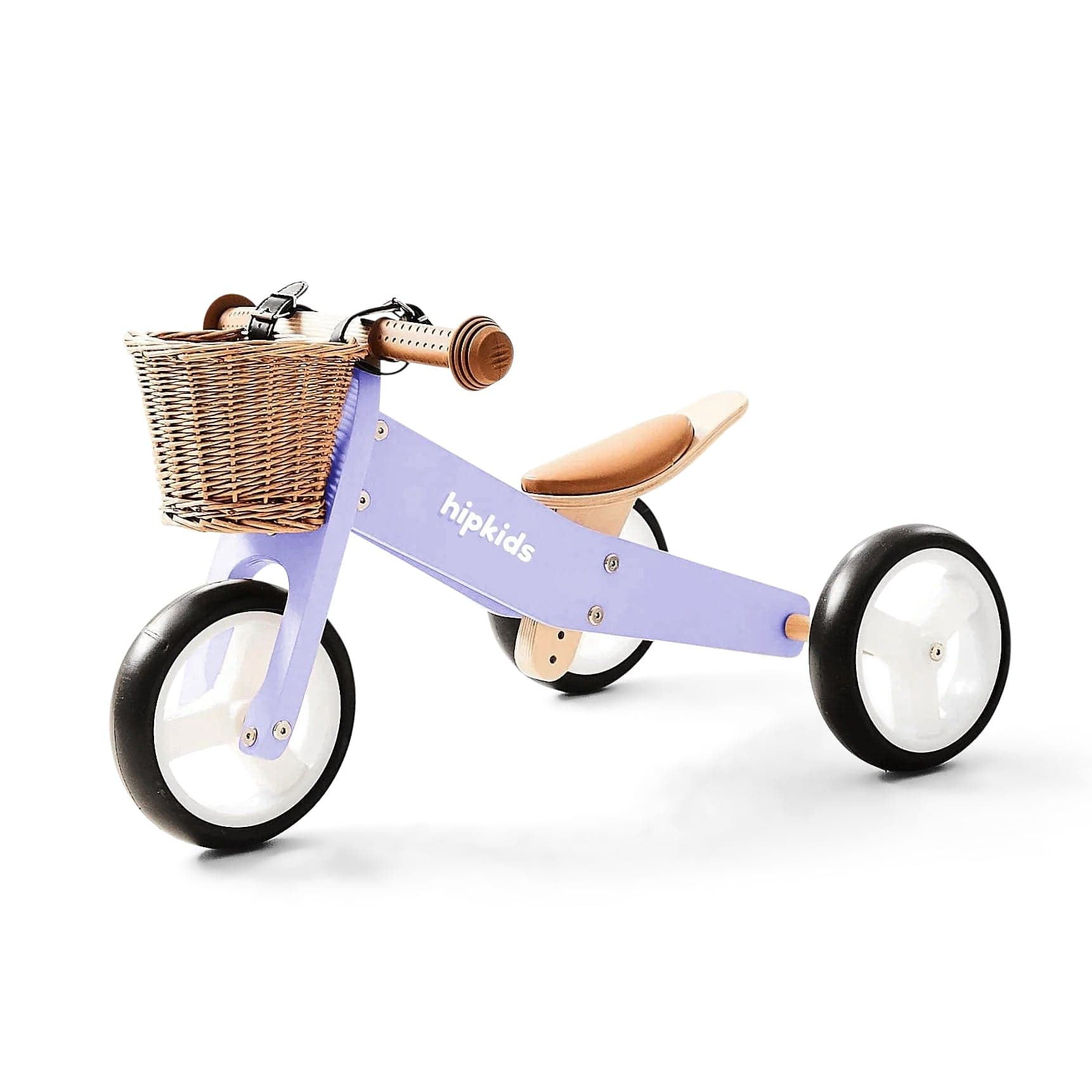 2 in 1 Toddler Mini-Trike/Balance Bike with Wicker Basket - Image 14