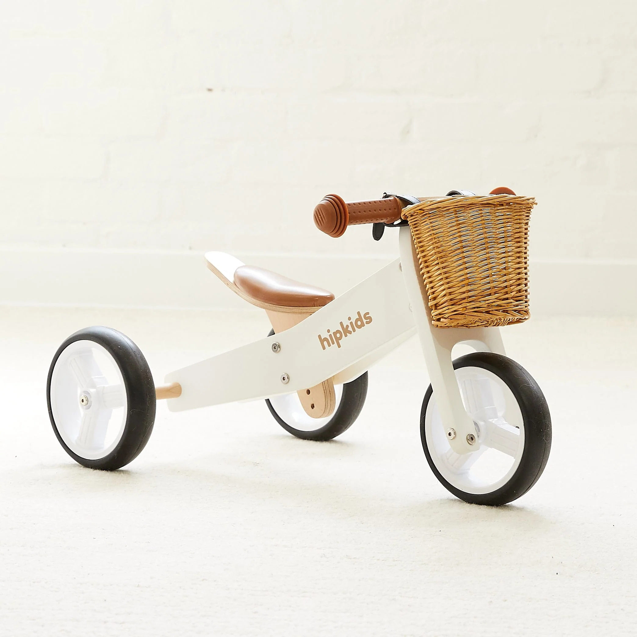 2 in 1 Toddler Mini-Trike/Balance Bike with Wicker Basket - Image 24