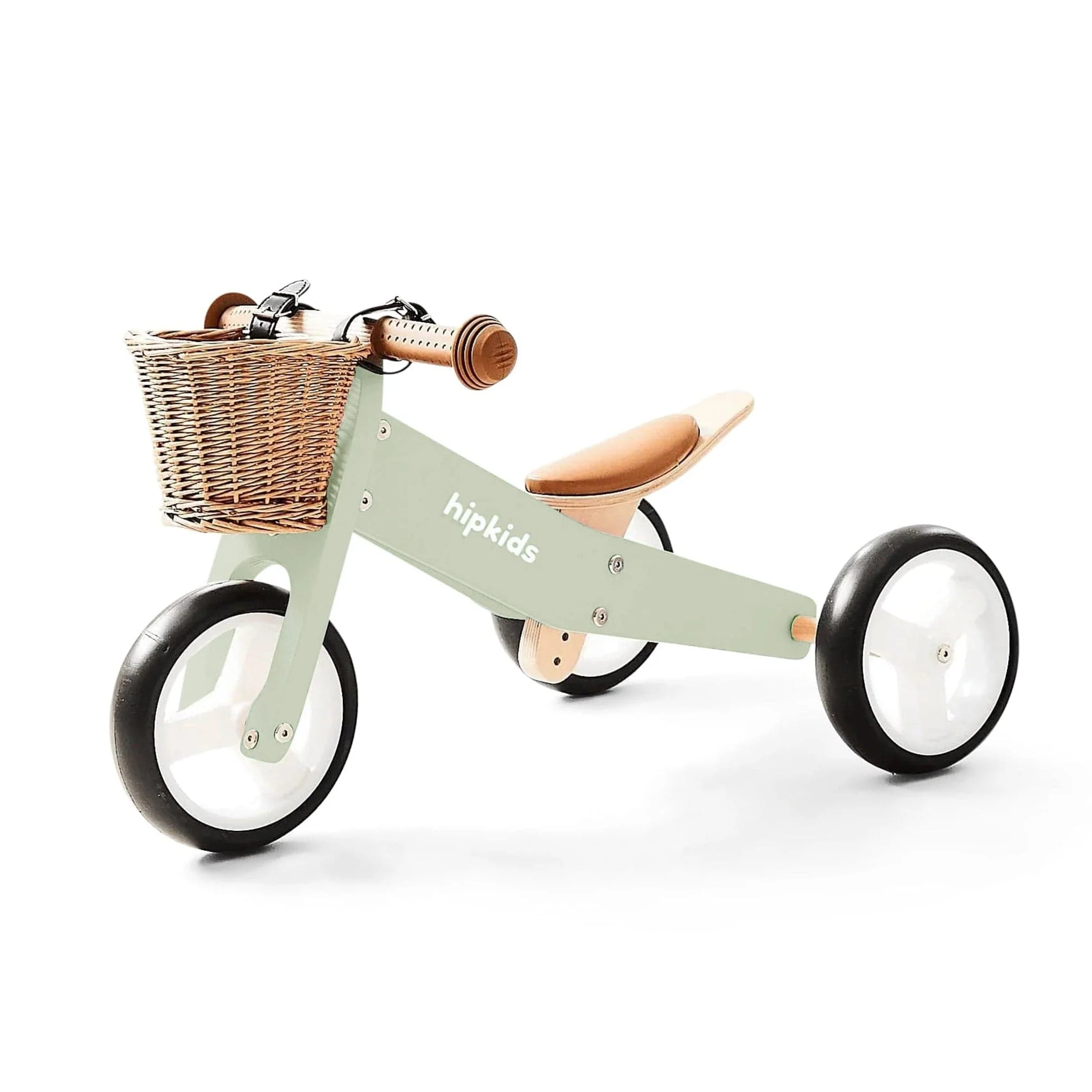 2 in 1 Toddler Mini-Trike/Balance Bike with Wicker Basket - Image 8