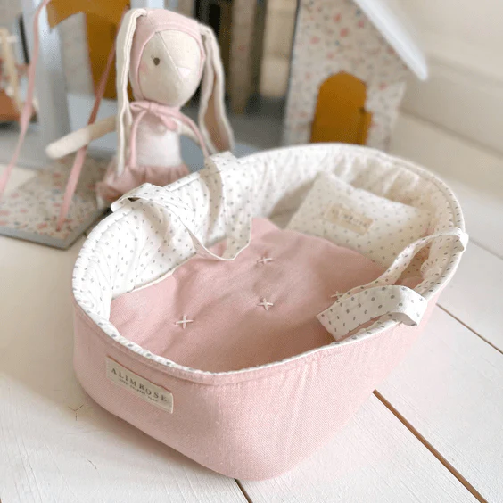 Alimrose Playtime Doll Carrier Set 30cm - Pale Pink & Spot - Image 4