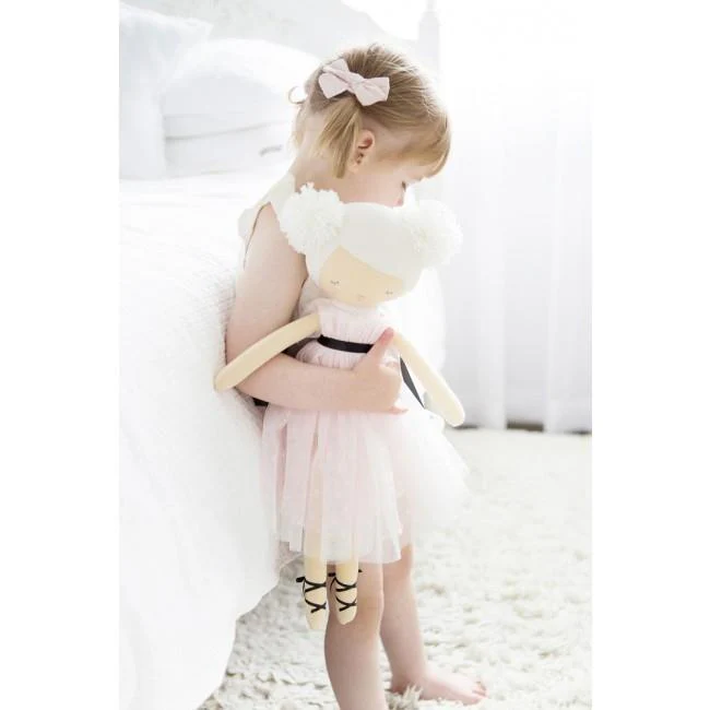 Alimrose Scarlett Pom Pom Doll 48cm Pink - Image 2