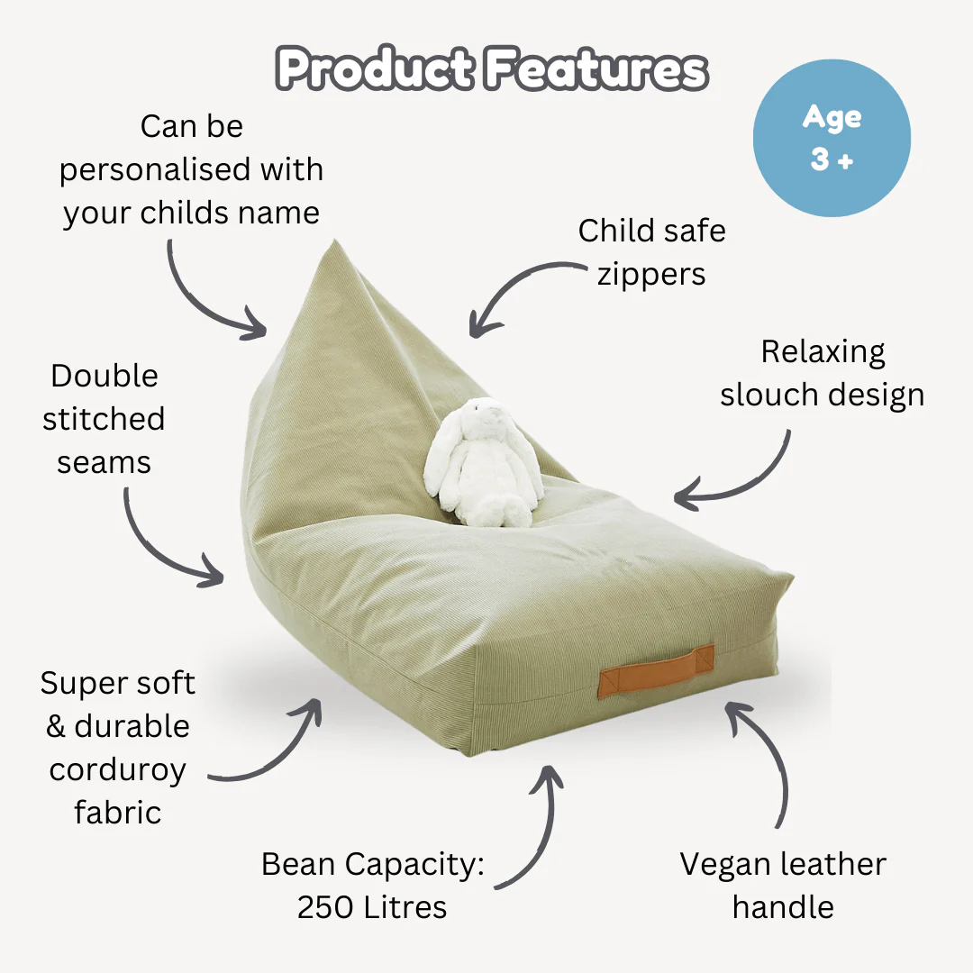 ARYA Corduroy Bean Bag - Image 4