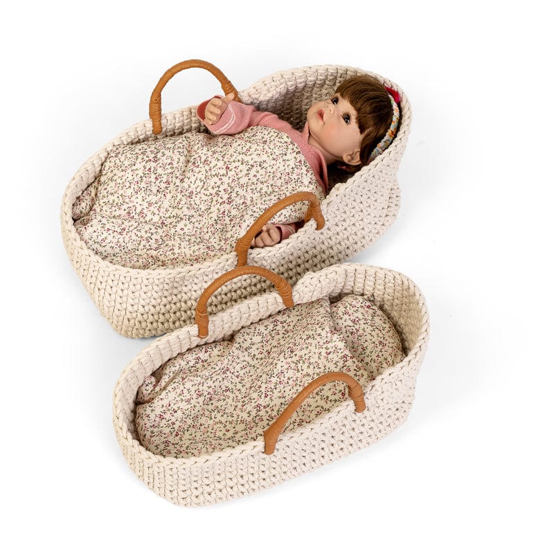 Astrup Doll Knitted Basket and Bedding Set - Image 3