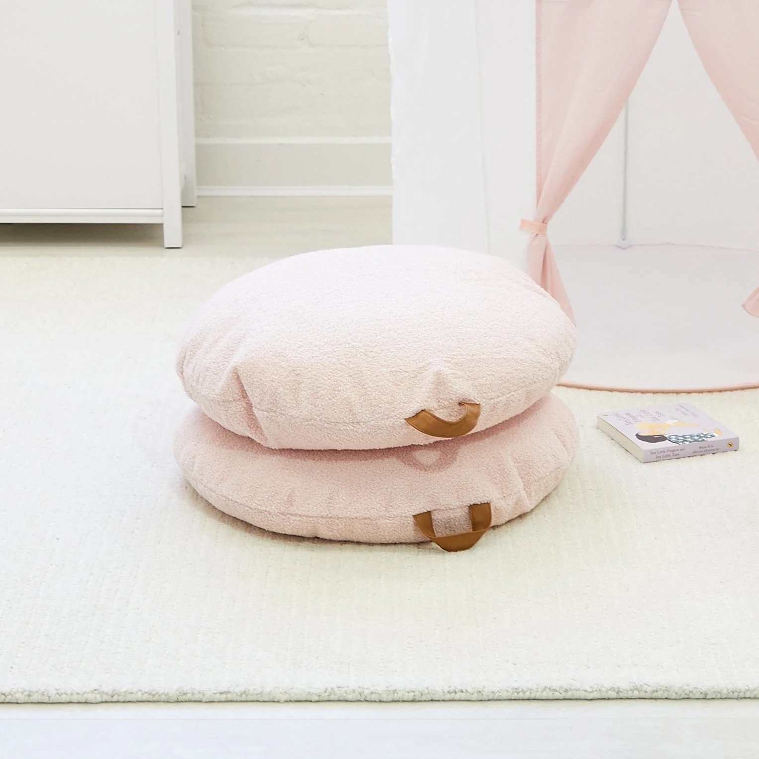BAYLEY Teddy Boucle Cushion - 2 Pack - Image 2
