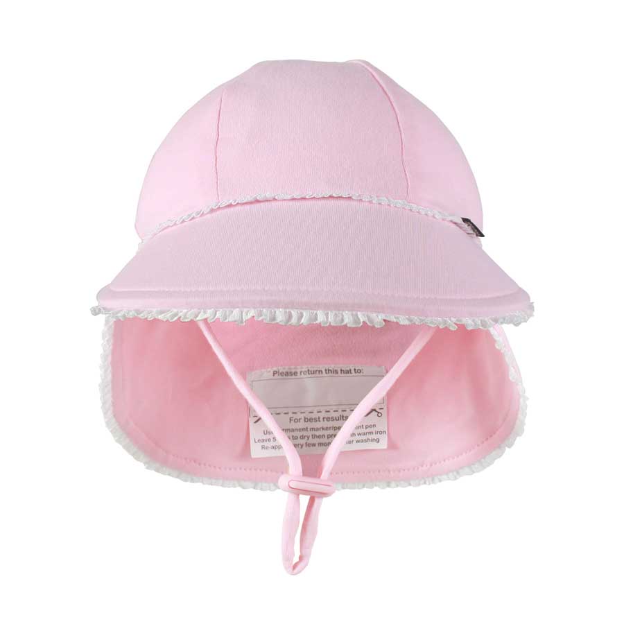 Bedhead Legionnaire Hat Ruffle Trim Blush - Image 8