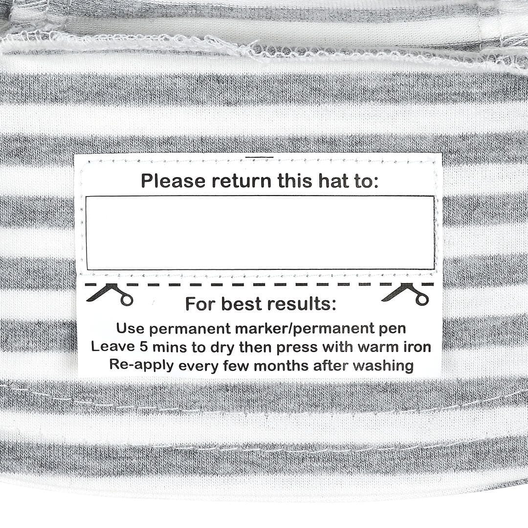 Bedhead Toddler Bucket Sun Hat Grey Stripe - Image 7