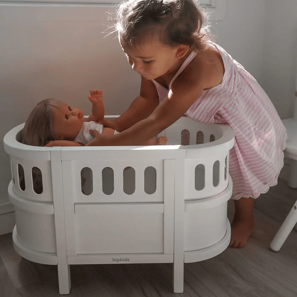Celeste Cot, Celeste High Chair & Doll Bedding Bundle - Image 4