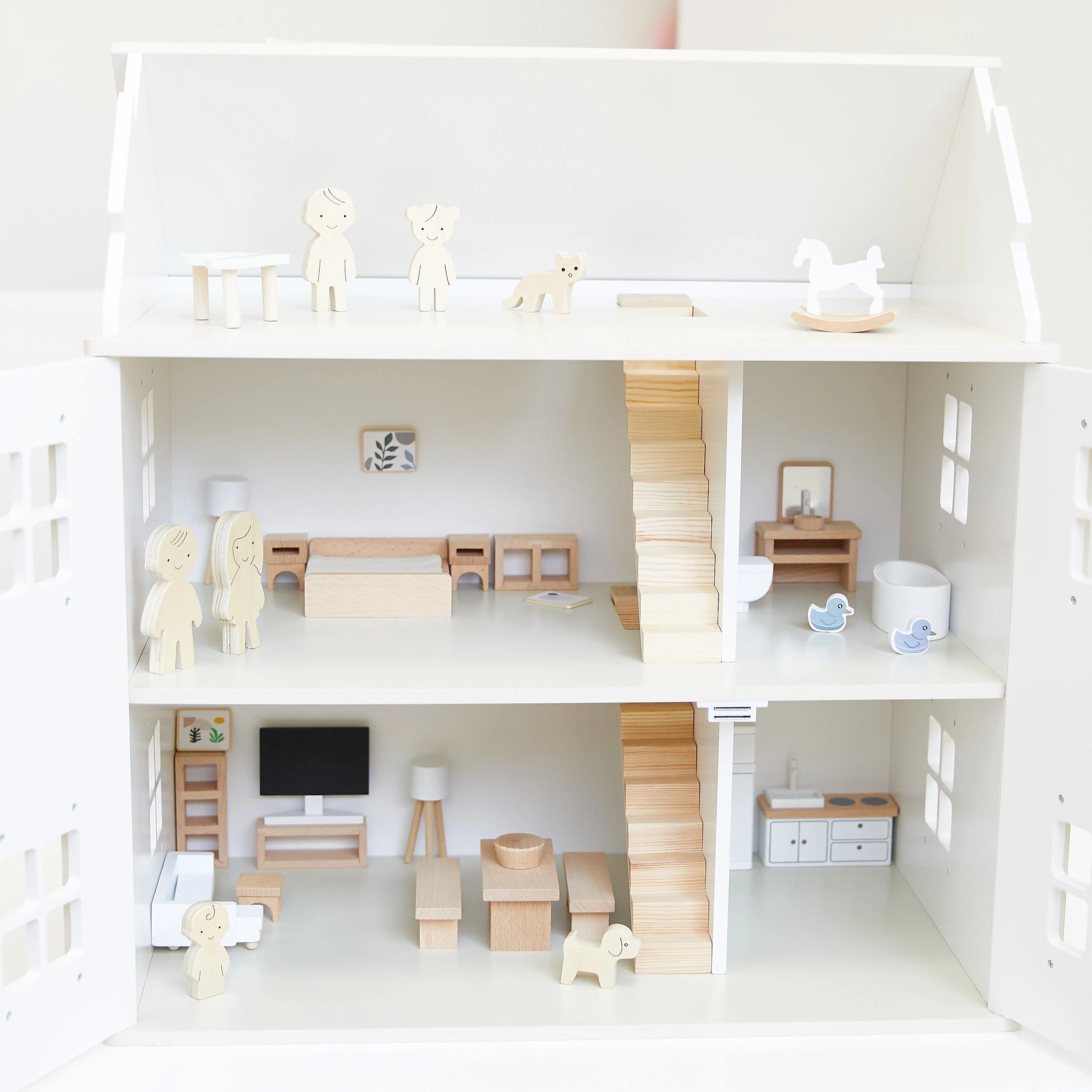 Clara Doll House w/ Family & Furniture Set - Image 15