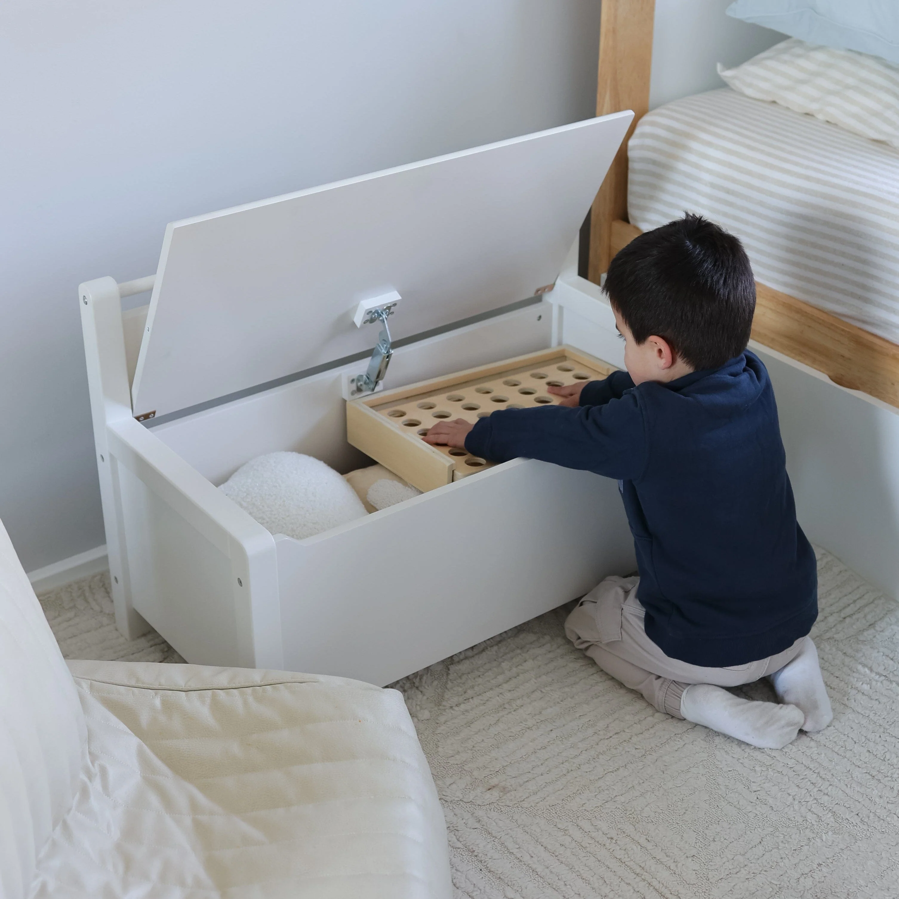 Clover 2 in 1 Toy Storage Bench - Image 2
