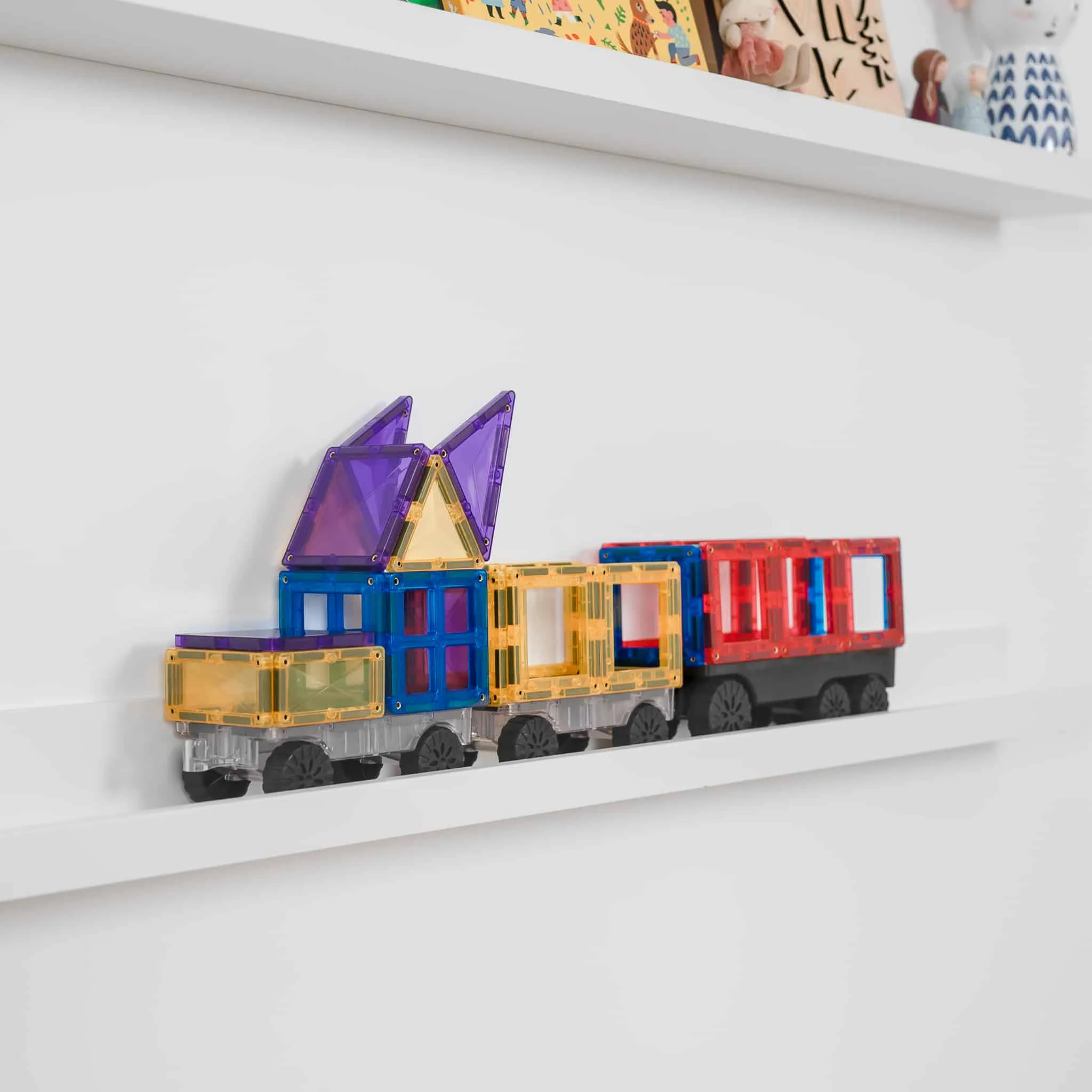 Connetix Tiles 50 Piece Rainbow Transport Pack - Image 6