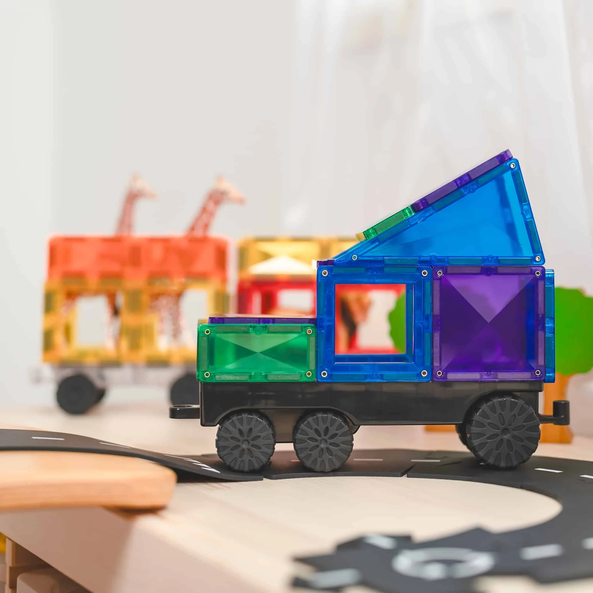 Connetix Tiles 50 Piece Rainbow Transport Pack - Image 8