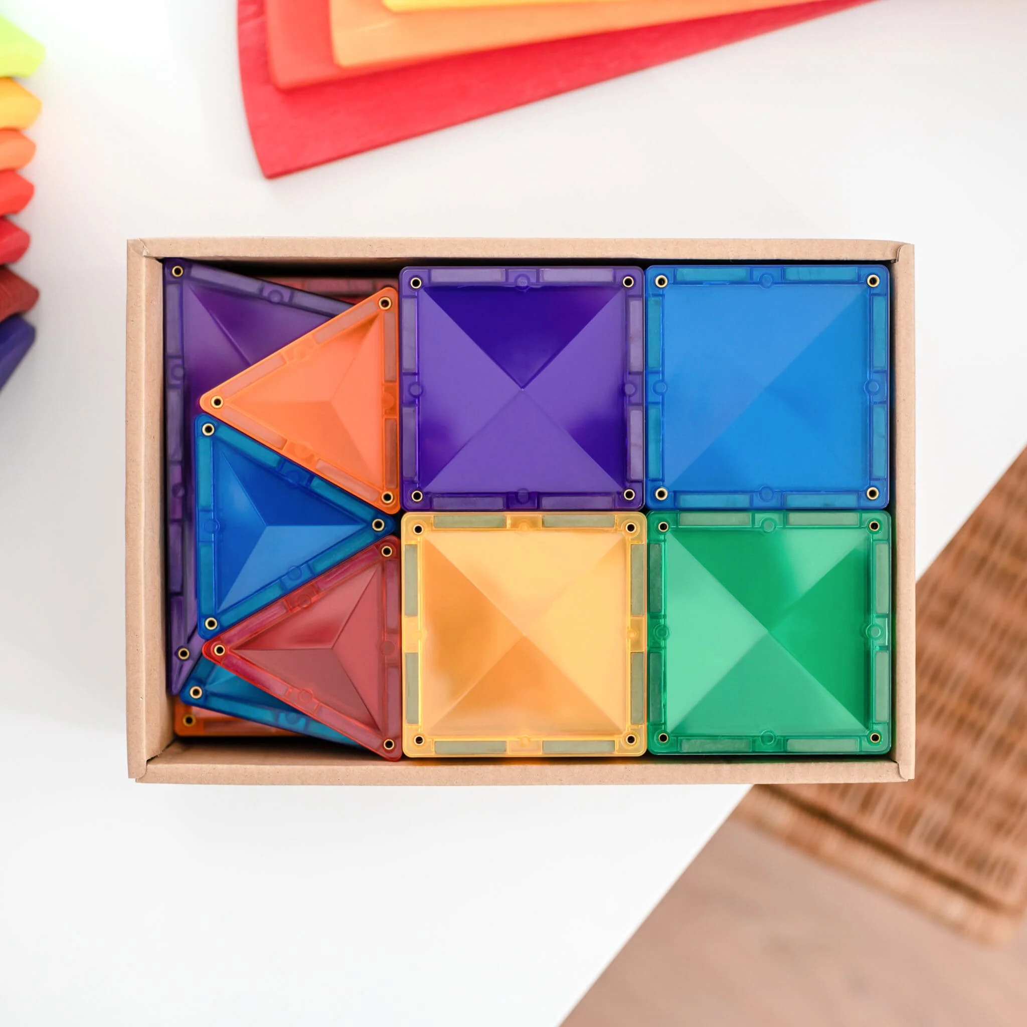 Connetix Tiles 60 Piece Rainbow Starter Pack - Image 2