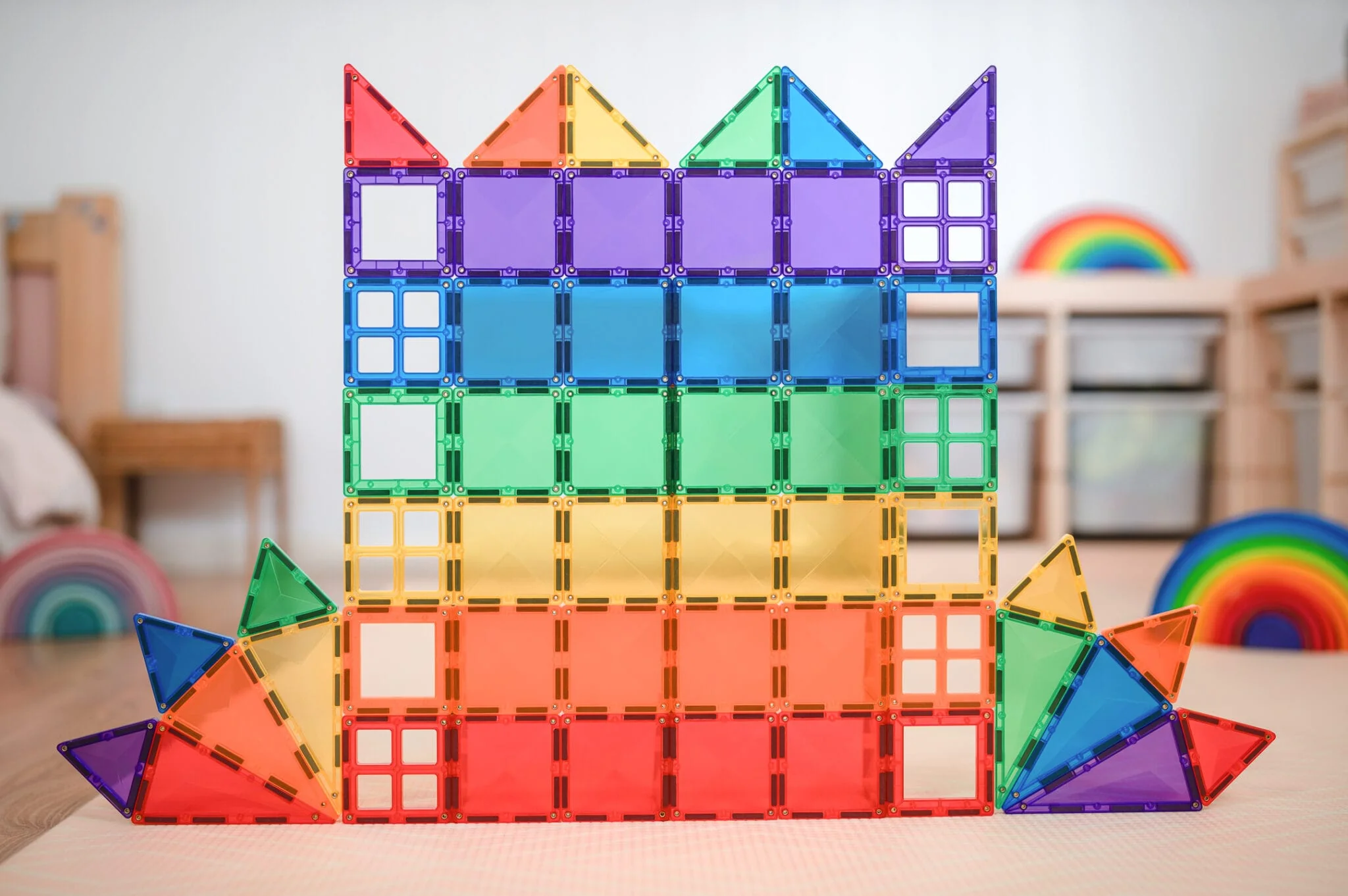 Connetix Tiles 60 Piece Rainbow Starter Pack - Image 7