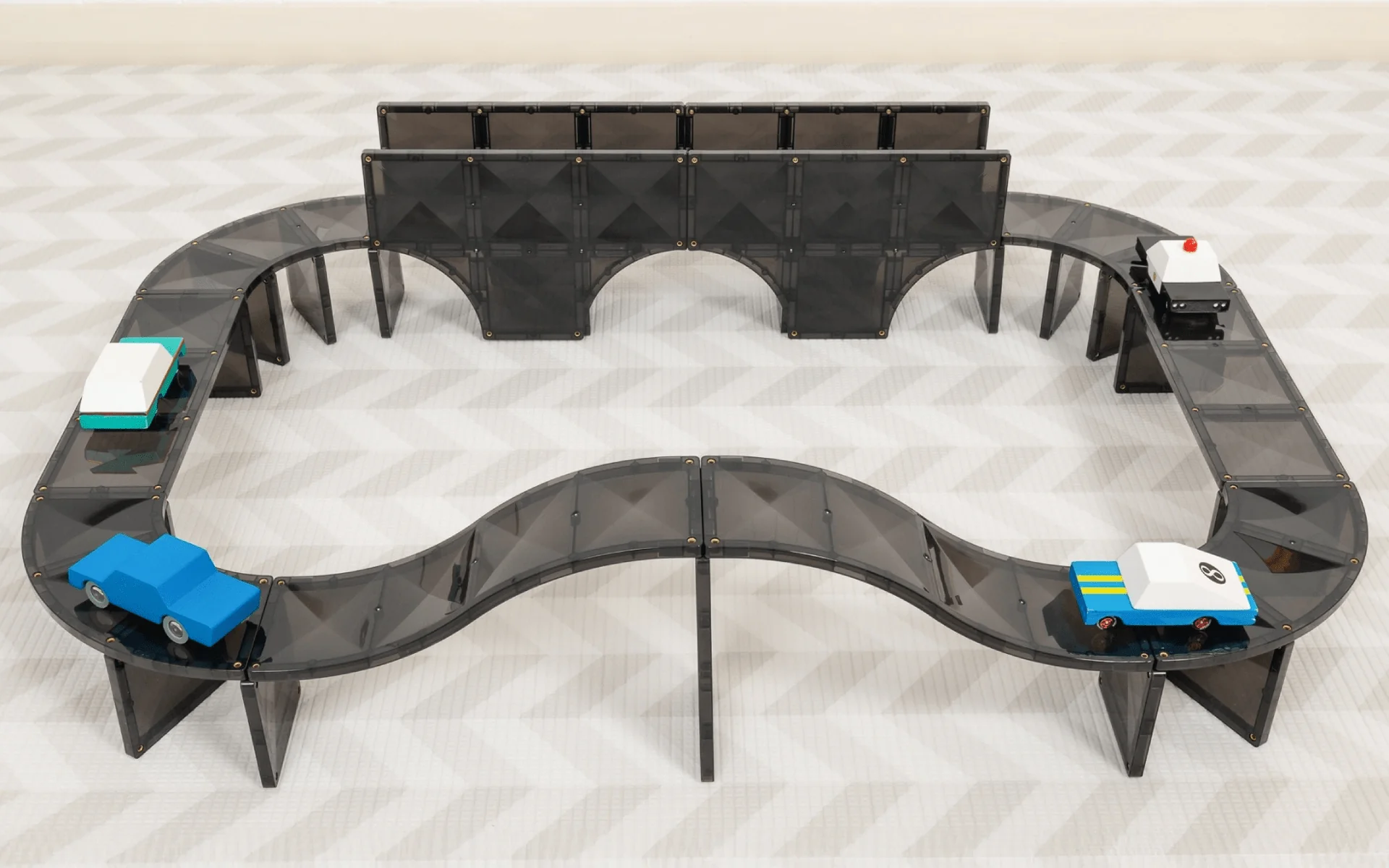 Connetix Tiles Creative Roads Pack 48 Piece - Image 3