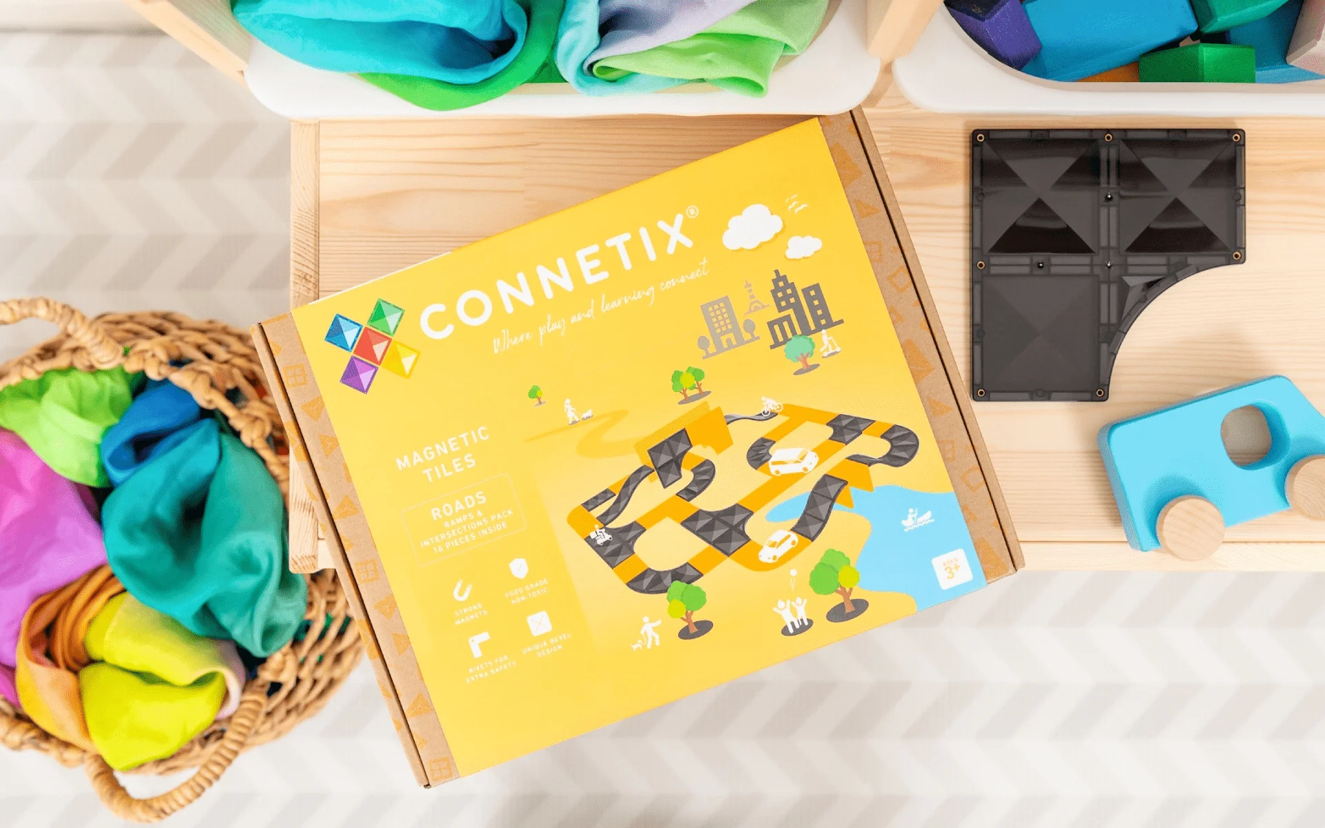 Connetix Tiles Ramps & Intersections Pack 16pcs - Image 13