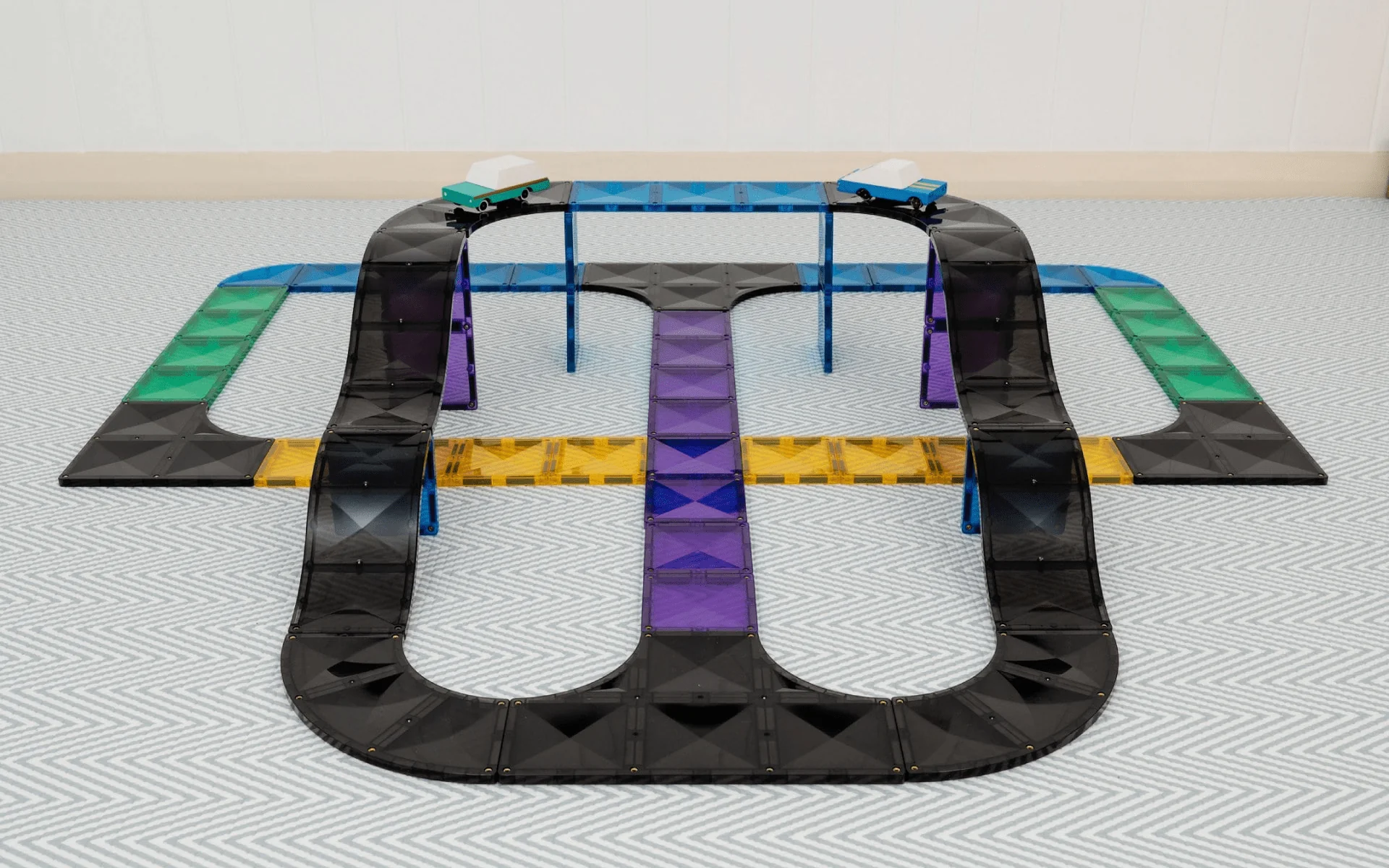 Connetix Tiles Ramps & Intersections Pack 16pcs - Image 4