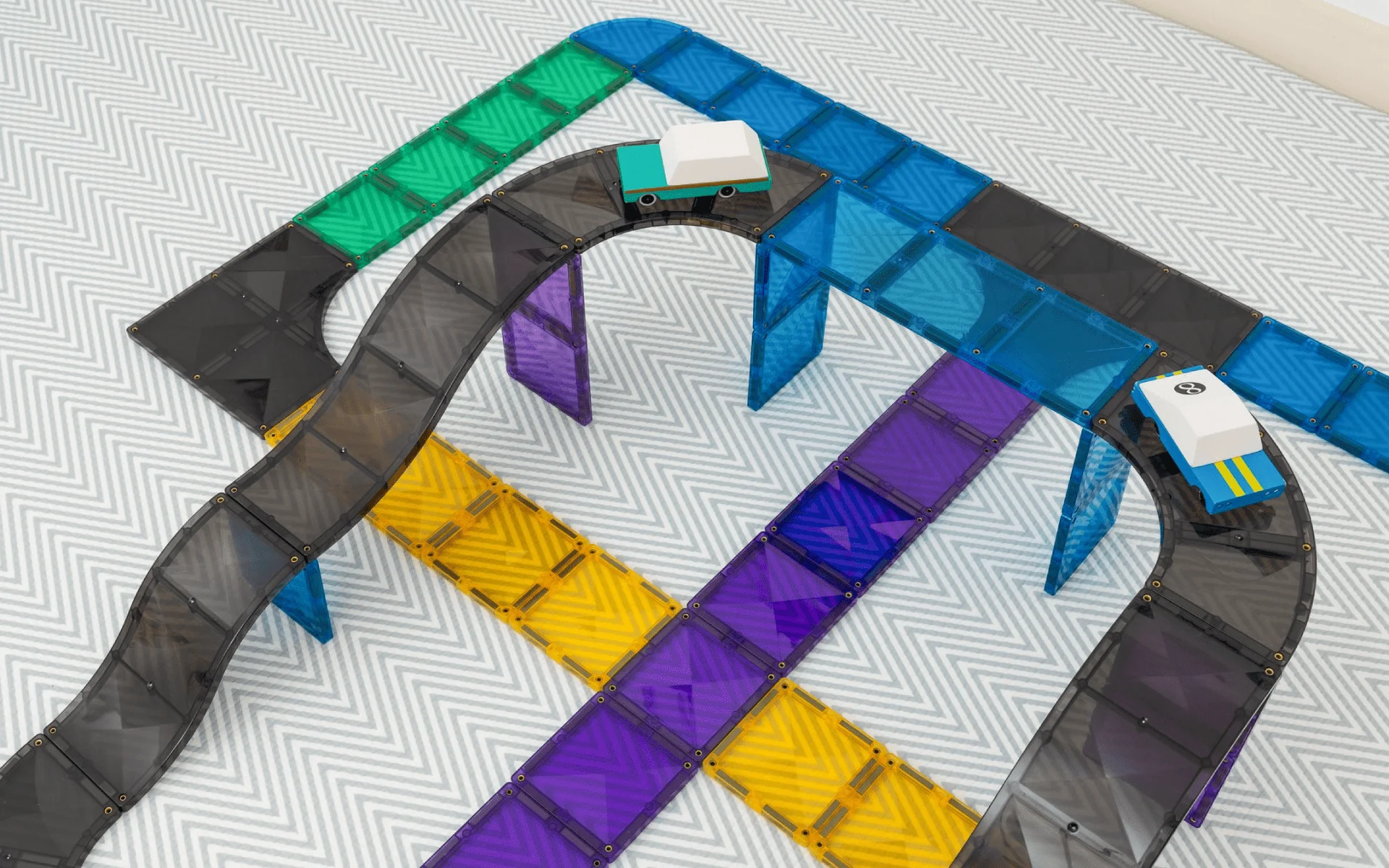 Connetix Tiles Ramps & Intersections Pack 16pcs - Image 9
