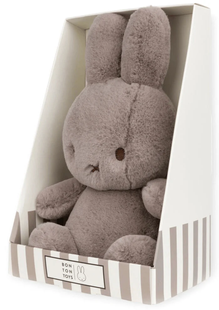 Cozy Miffy Sitting Taupe in giftbox - 23 cm - Image 8