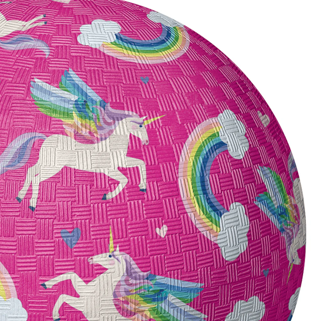 Crocodile Creek 7 Inch Playground Ball - Unicorn Rainbow - Image 2