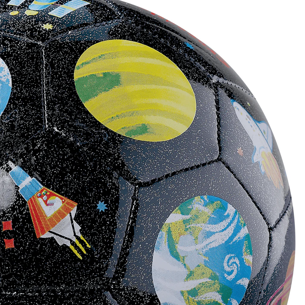Crocodile Creek Glitter Soccer Ball - Space Exploration (Size 3) - Image 2
