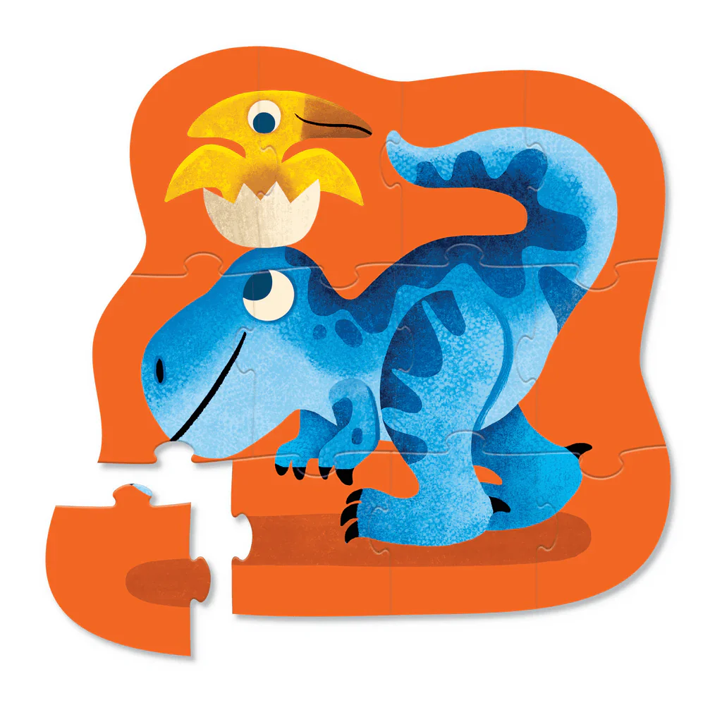 Crocodile Creek Mini Puzzle 12 pc - Dino Friends - Image 2