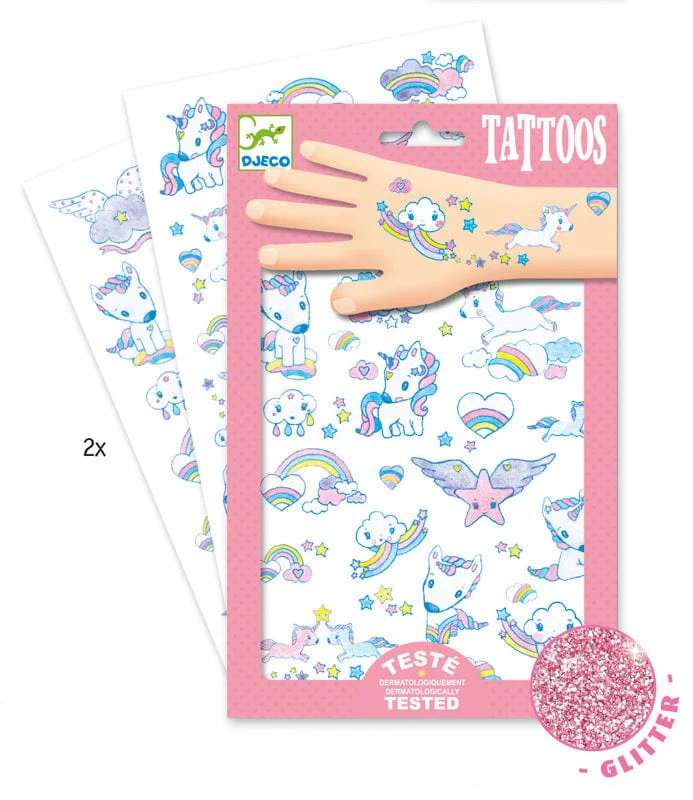DJECO Unicorns Tattoos
