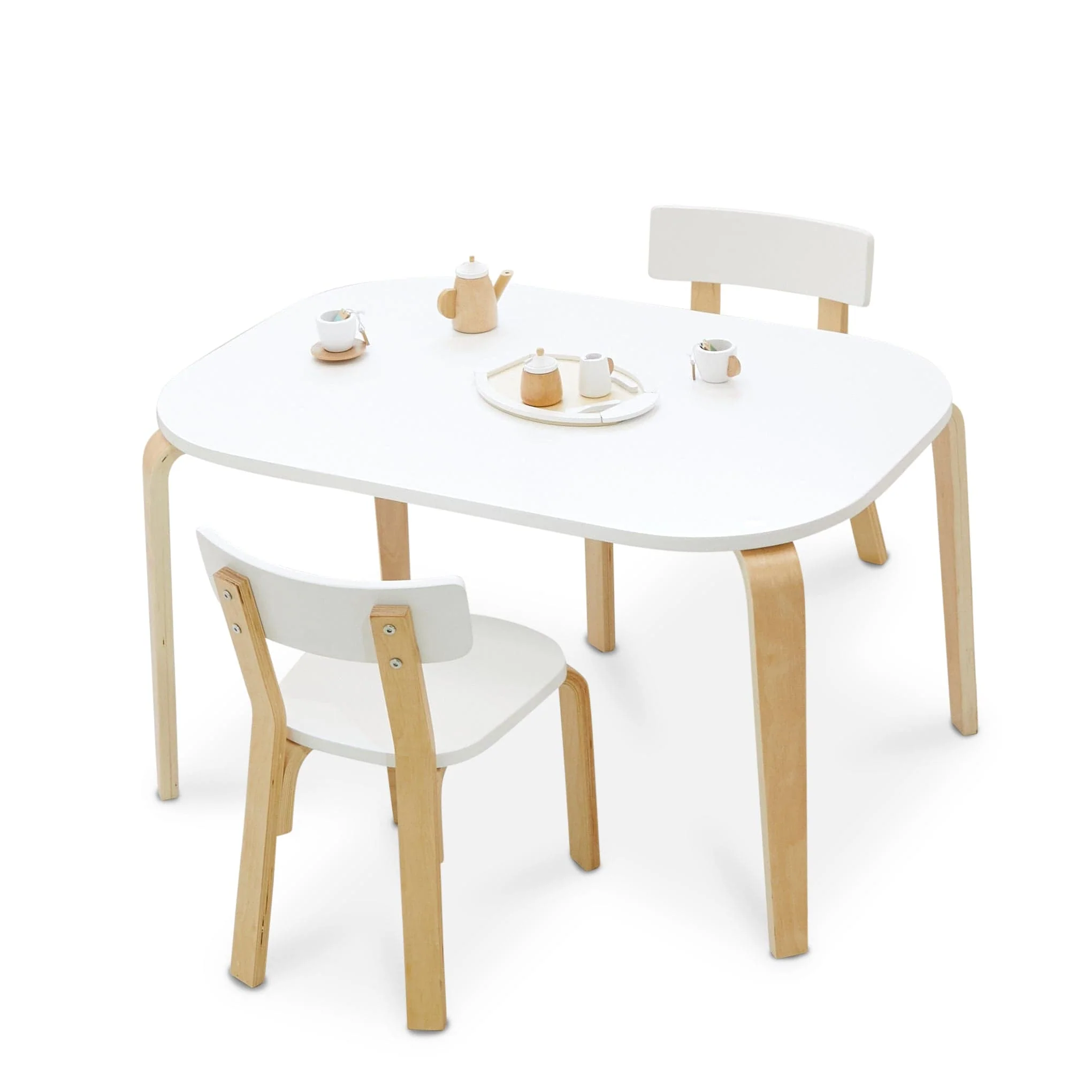 EZRA Rectangle Table & 2 Chair Set - Image 3
