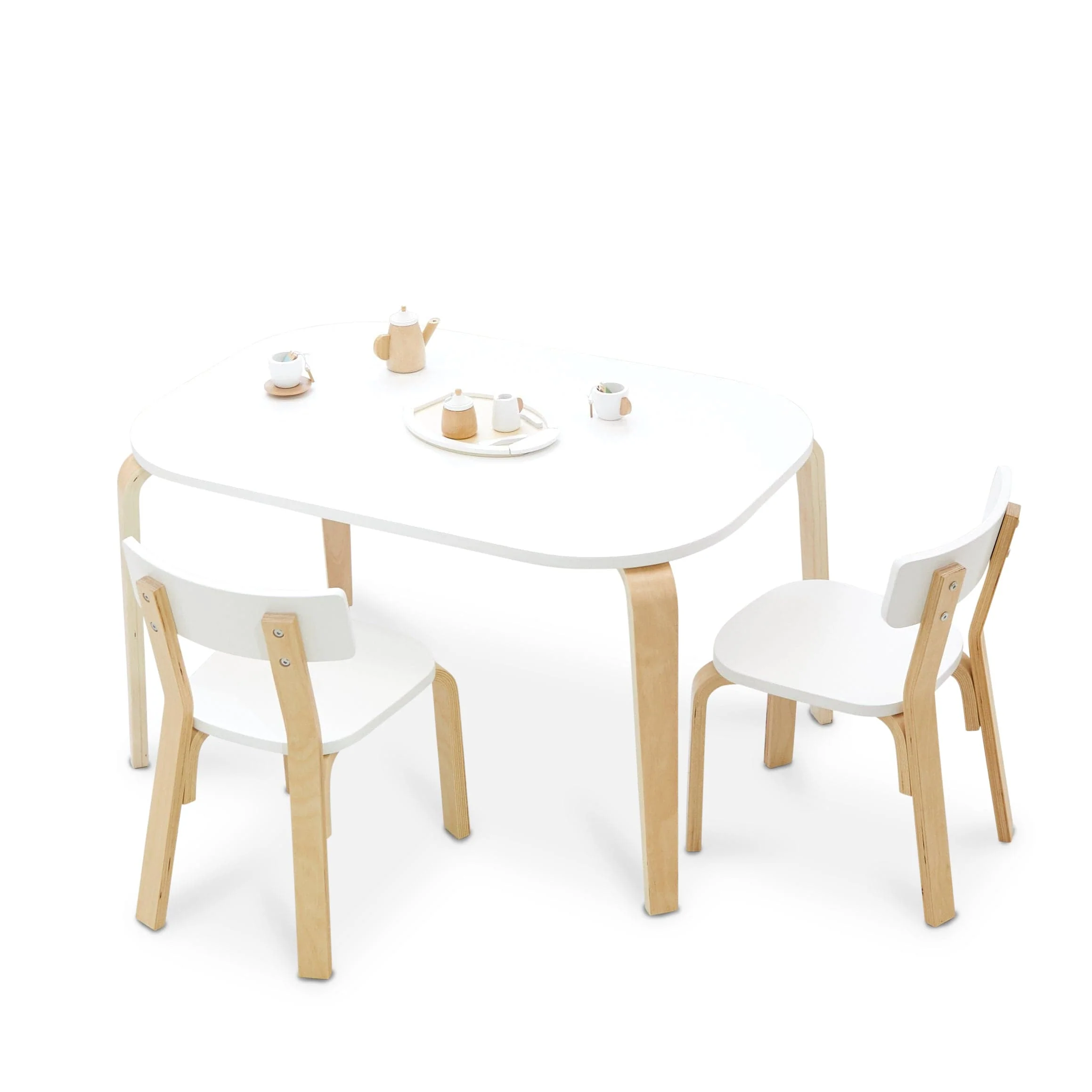 EZRA Rectangle Table & 2 Chair Set - Image 4