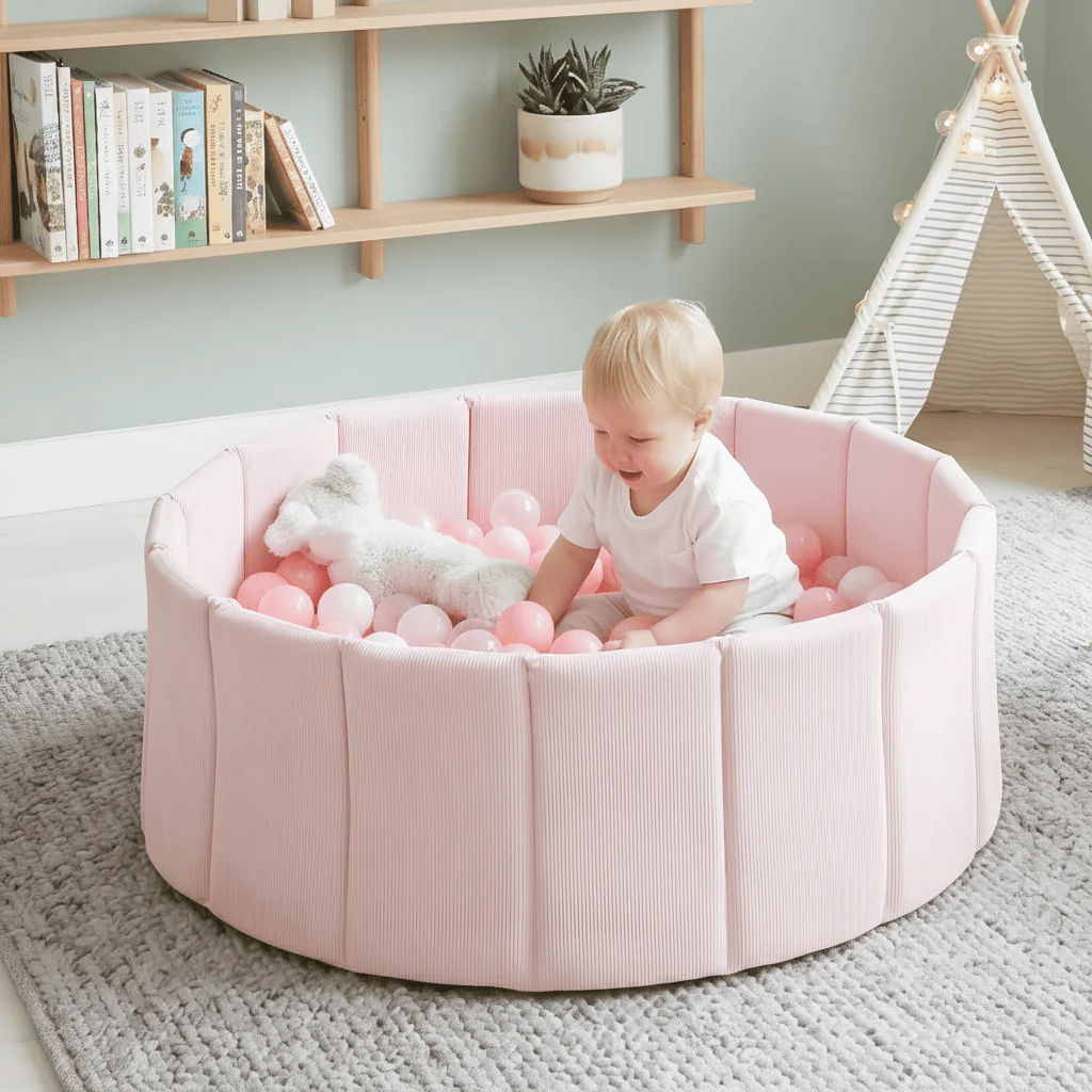 Foldable Corduroy Ball Pit