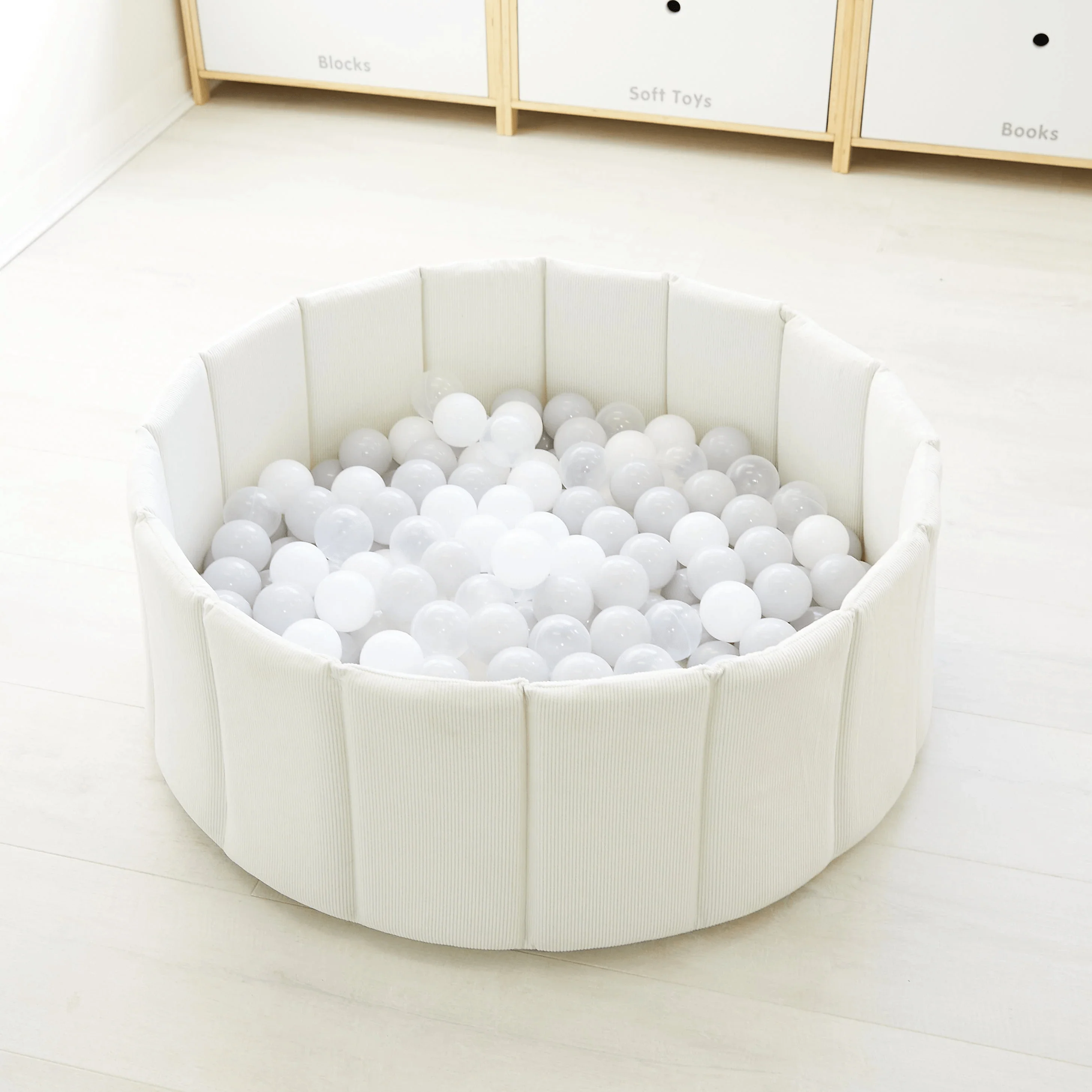Foldable Corduroy Ball Pit - Image 4