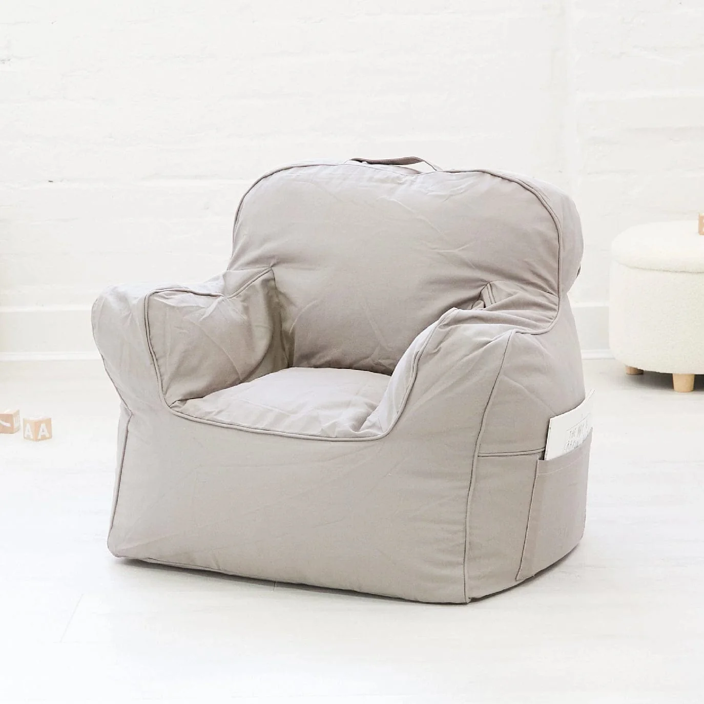 Franklyn Cotton Canvas Beanbag - Image 4