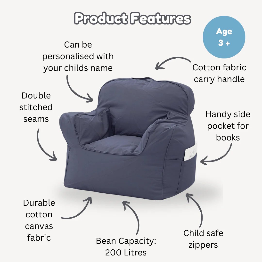 Franklyn Cotton Canvas Beanbag - Image 7