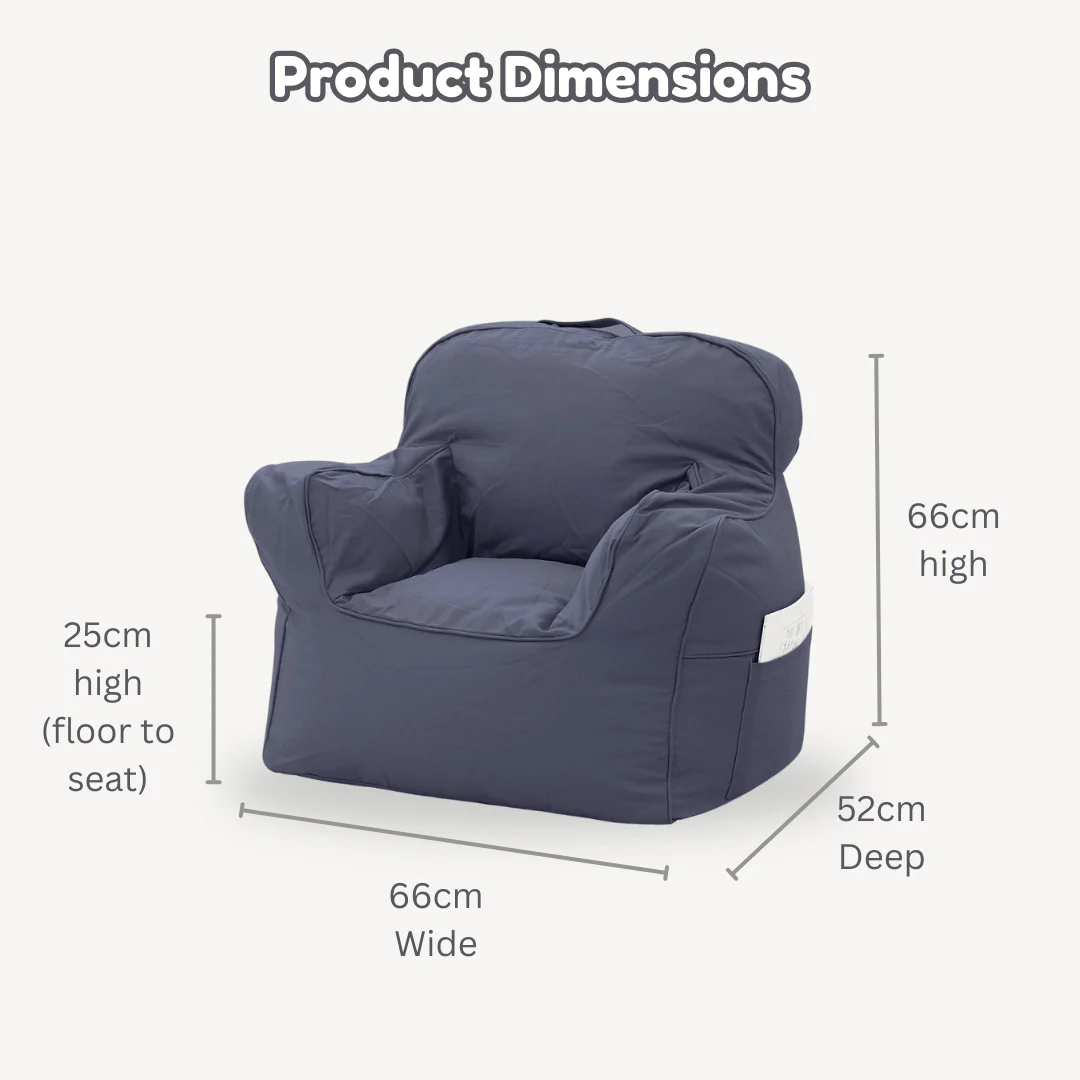 Franklyn Cotton Canvas Beanbag - Image 9