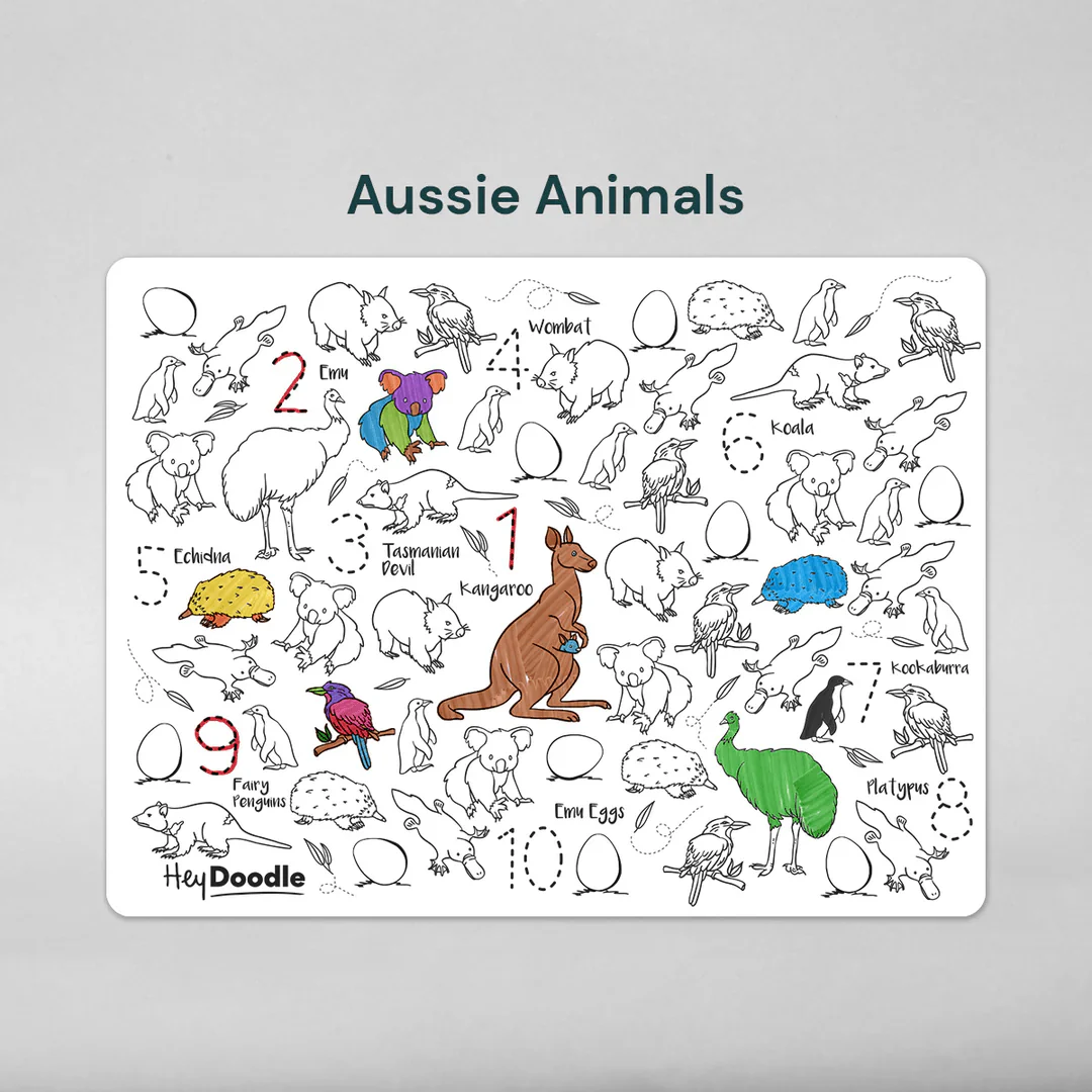 HeyDoodle Reusable Silicone Drawing Mat - Image 9
