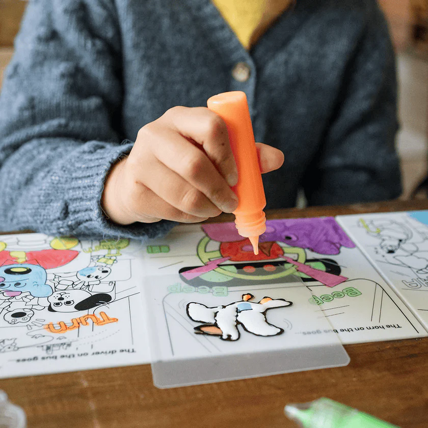 HeyDoodle Solid Peel & Stick Paint - Easy Peel and Stickable Colours - Image 4
