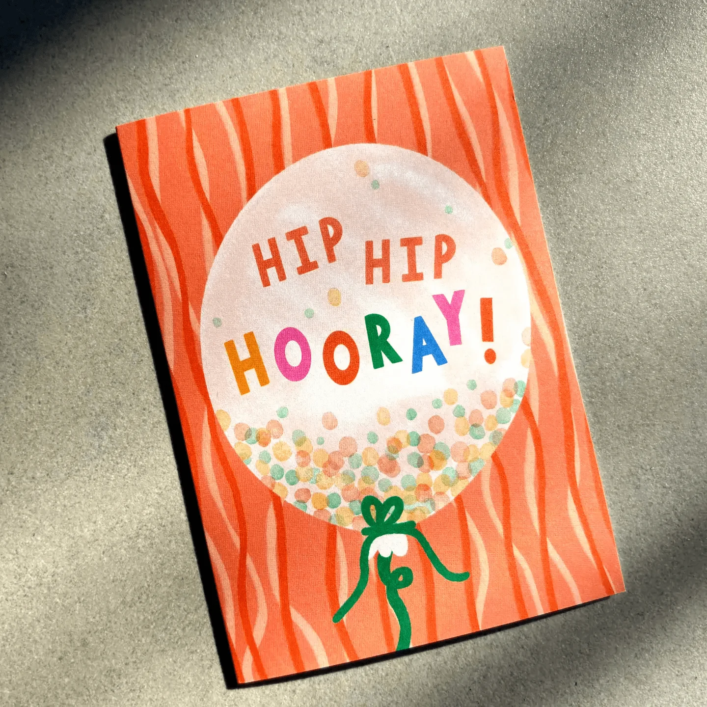 Hip Hip Hooray Birthday Card - Image 2