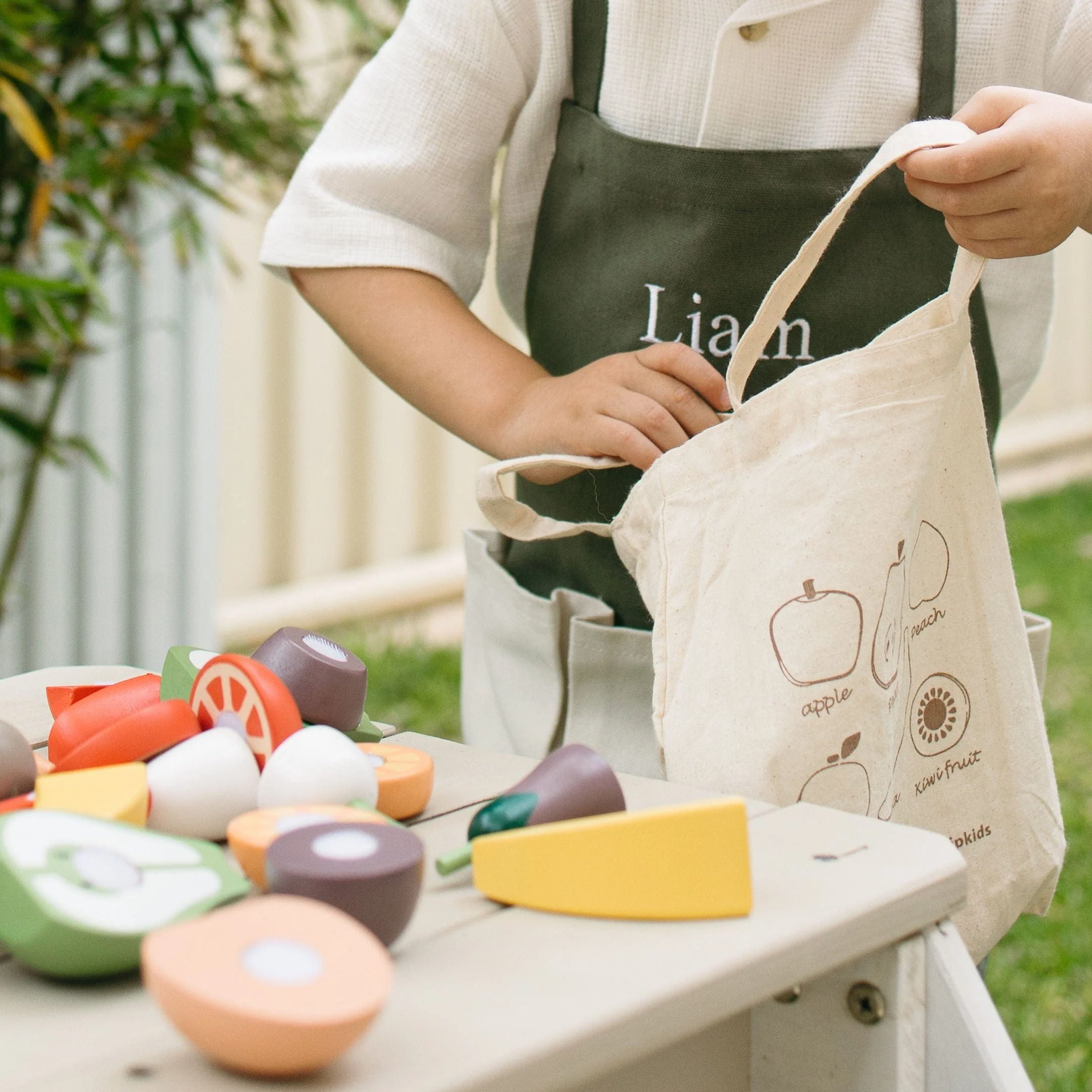 Play Fruit Set w/ Carry Bag - Image 6