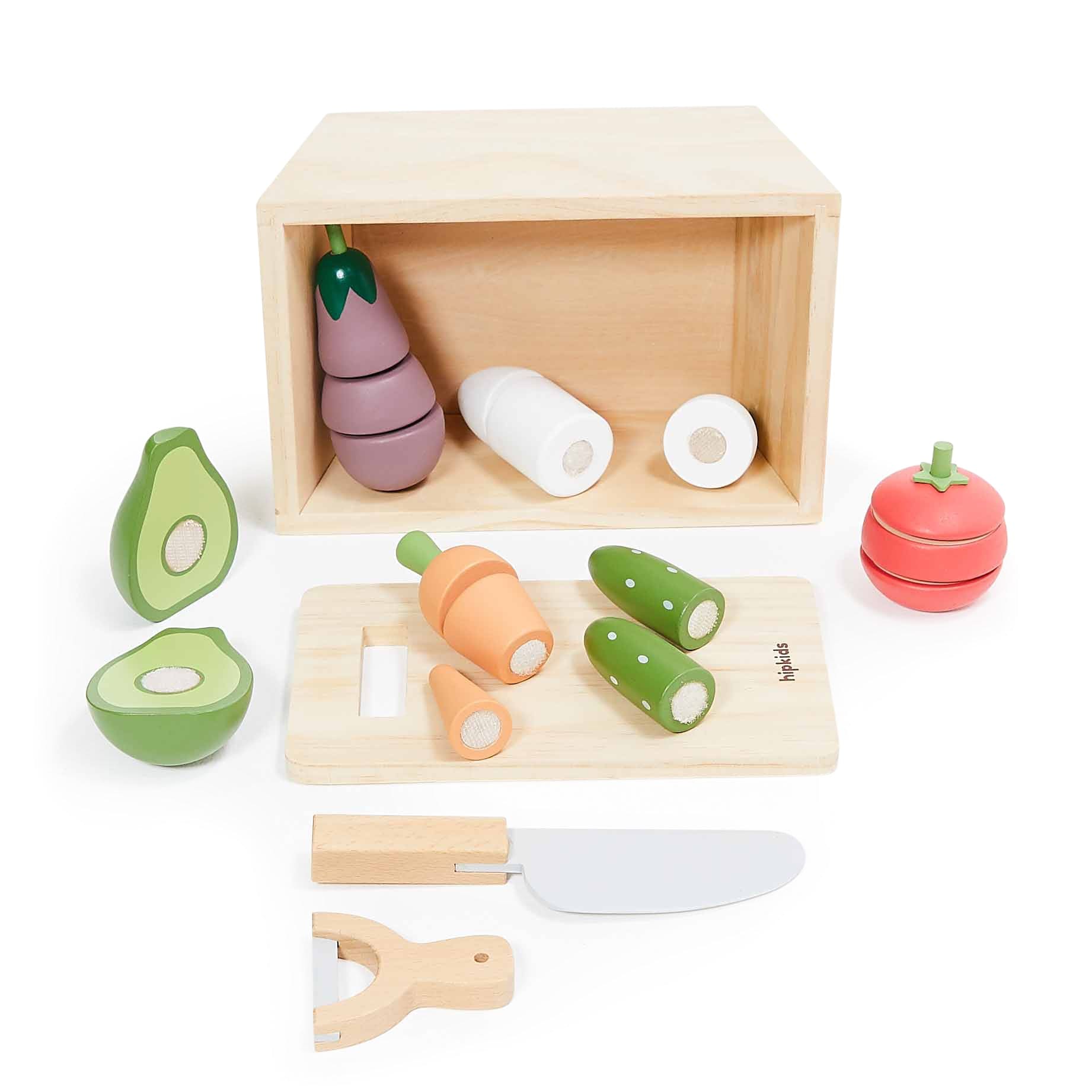 HipKids Play Vegetable Crate Set - Preorder - Image 13