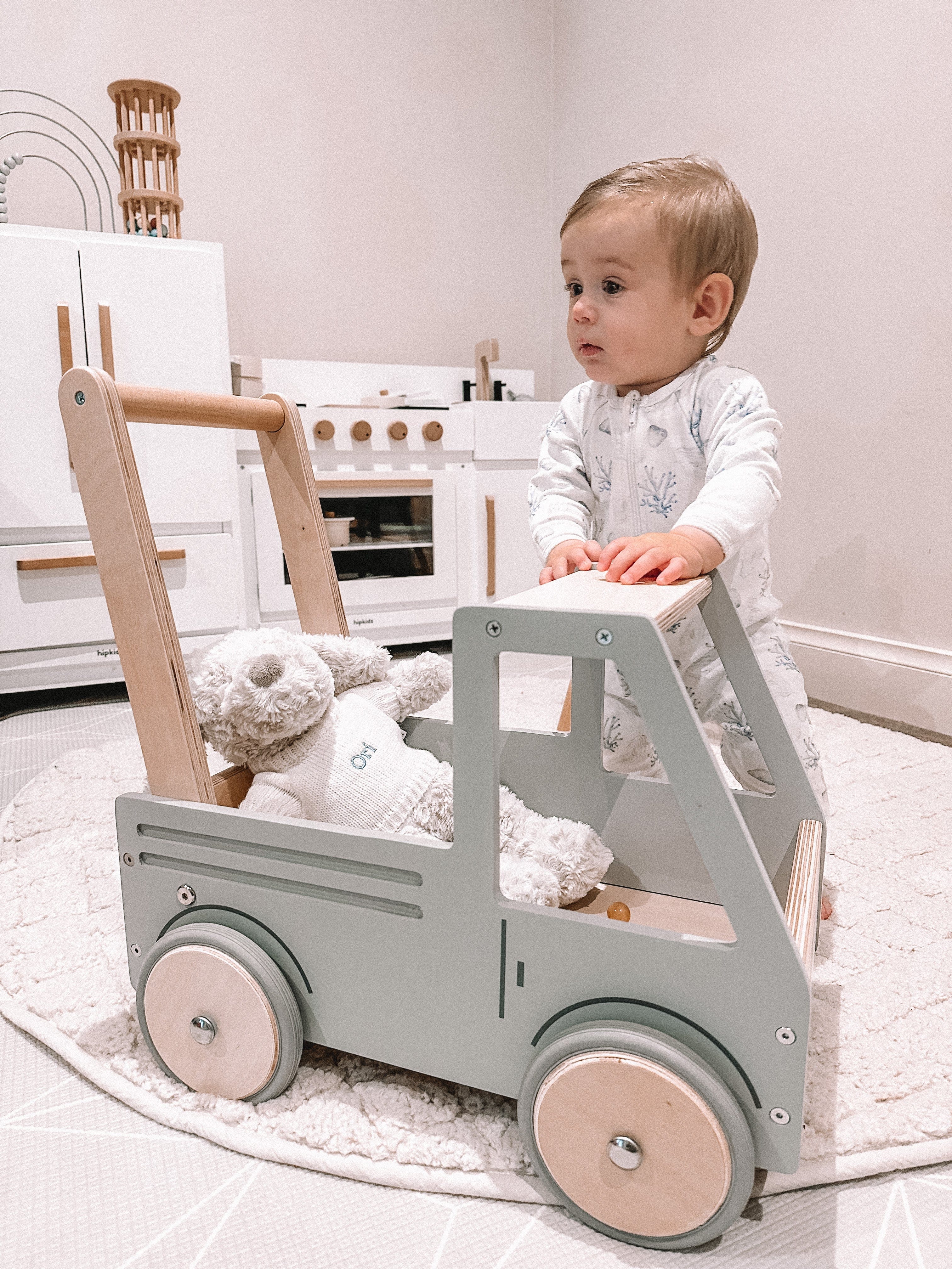 Wooden Push Truck - Image 5