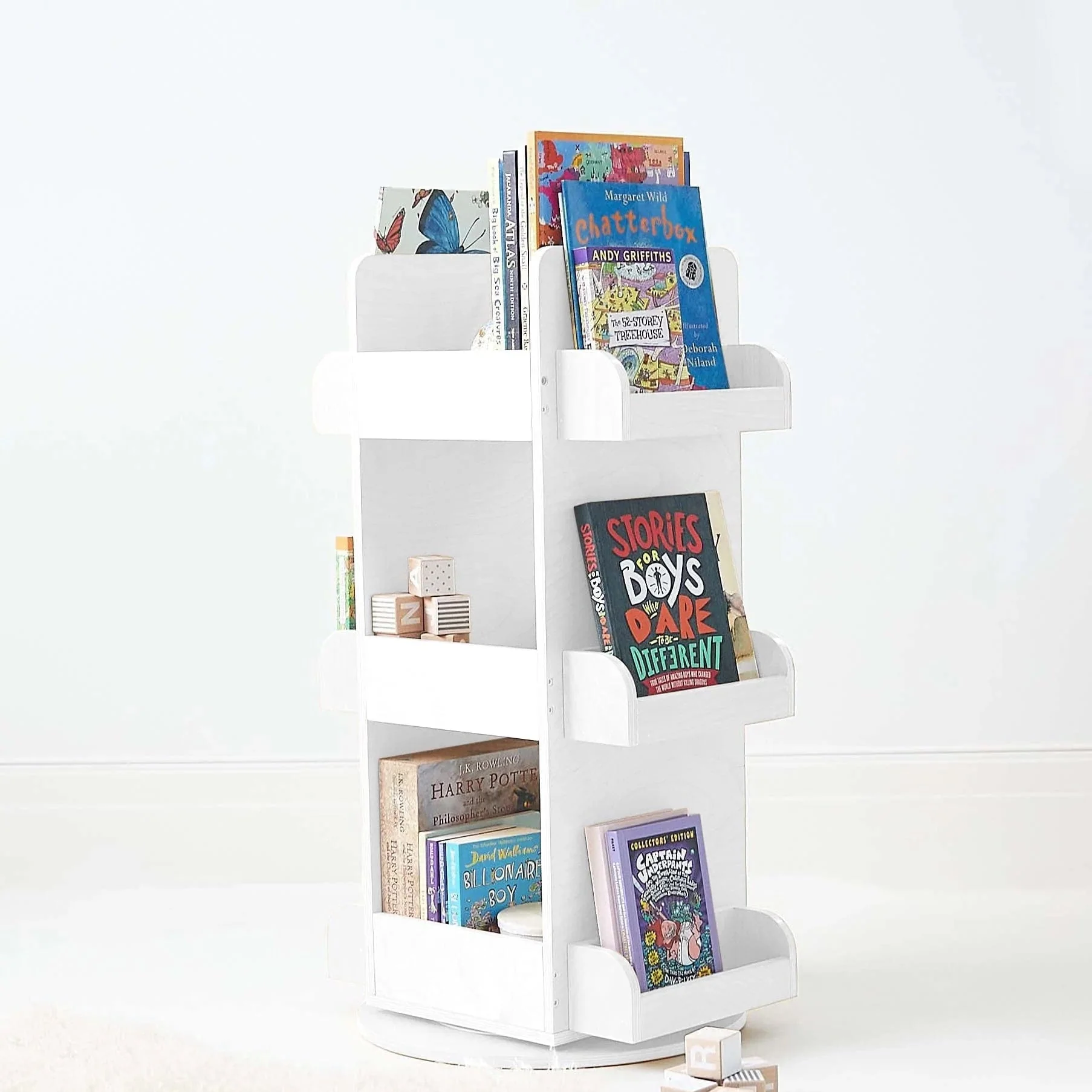 2 in 1 Rotating Bookshelf / Toy Organiser - Image 14